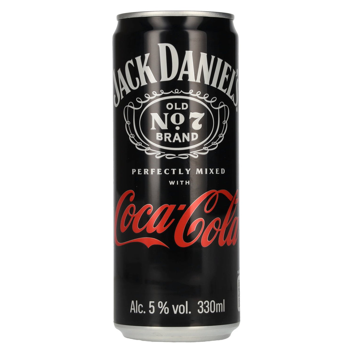 Jack Daniel's No. 7 Whiskey &amp; Coca Cola 5% vol. 12 blikjes van 0,33 l, statiegeld