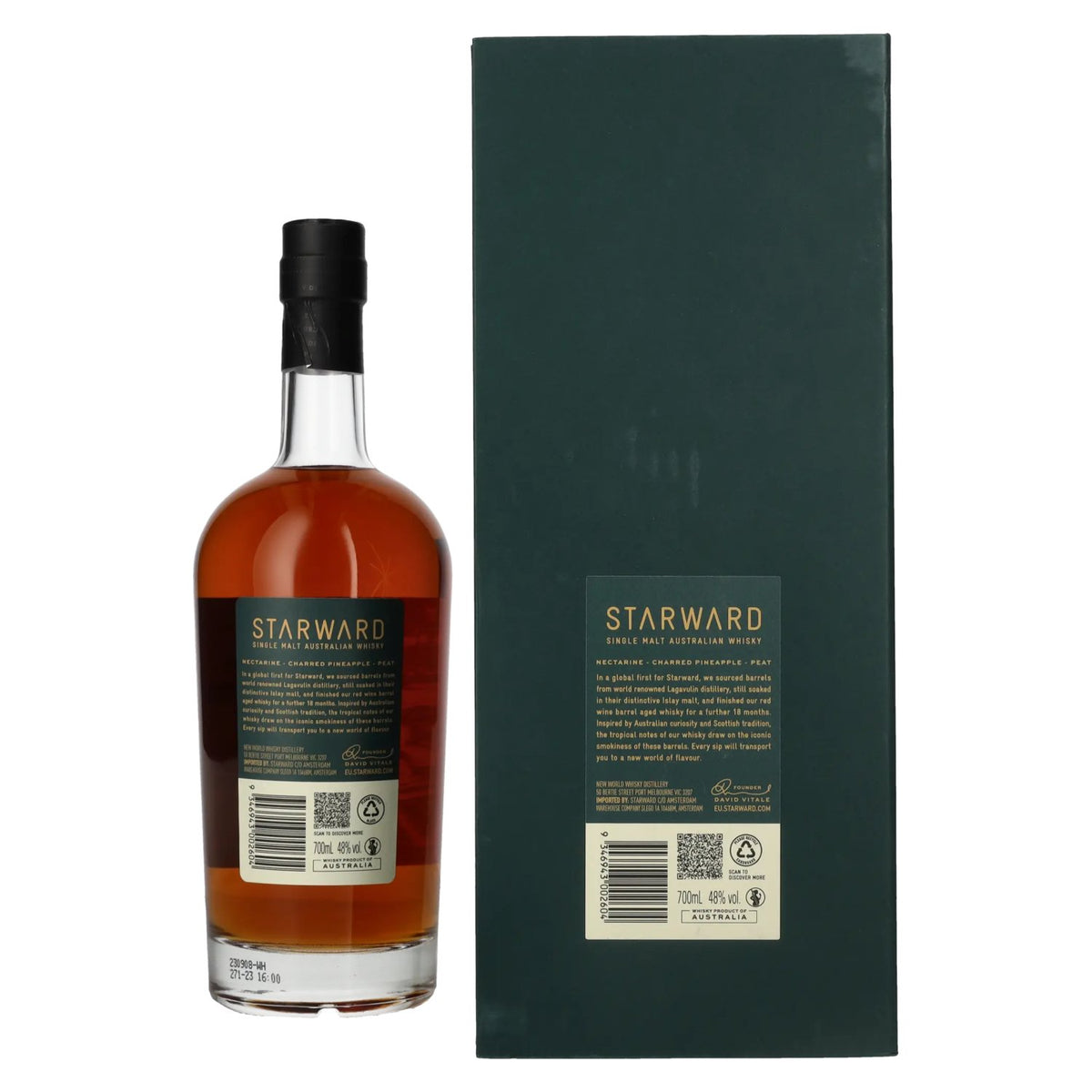 Starward Lagavulin Single Malt Australian Whisky 48% ABV 0.7l in a gift box