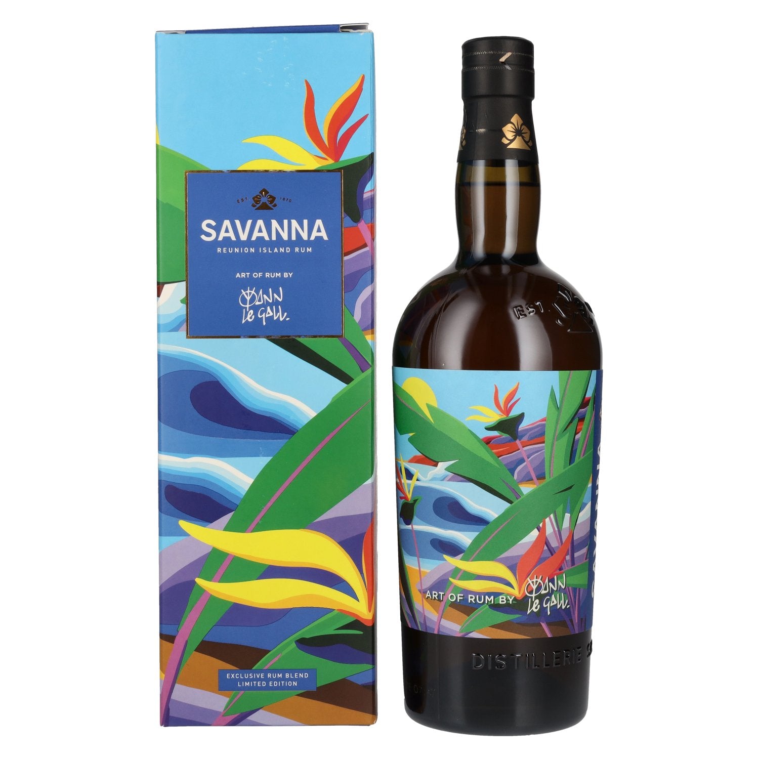 Savanna Art Of Rum YANN LE GALL Traditionnel Reunion Island Rum 54% Vol. 0,7l in gift box