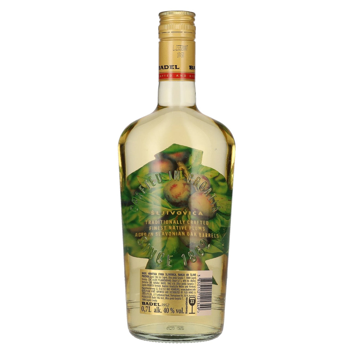 Badel Sljivovica 40% Vol. 0,7l