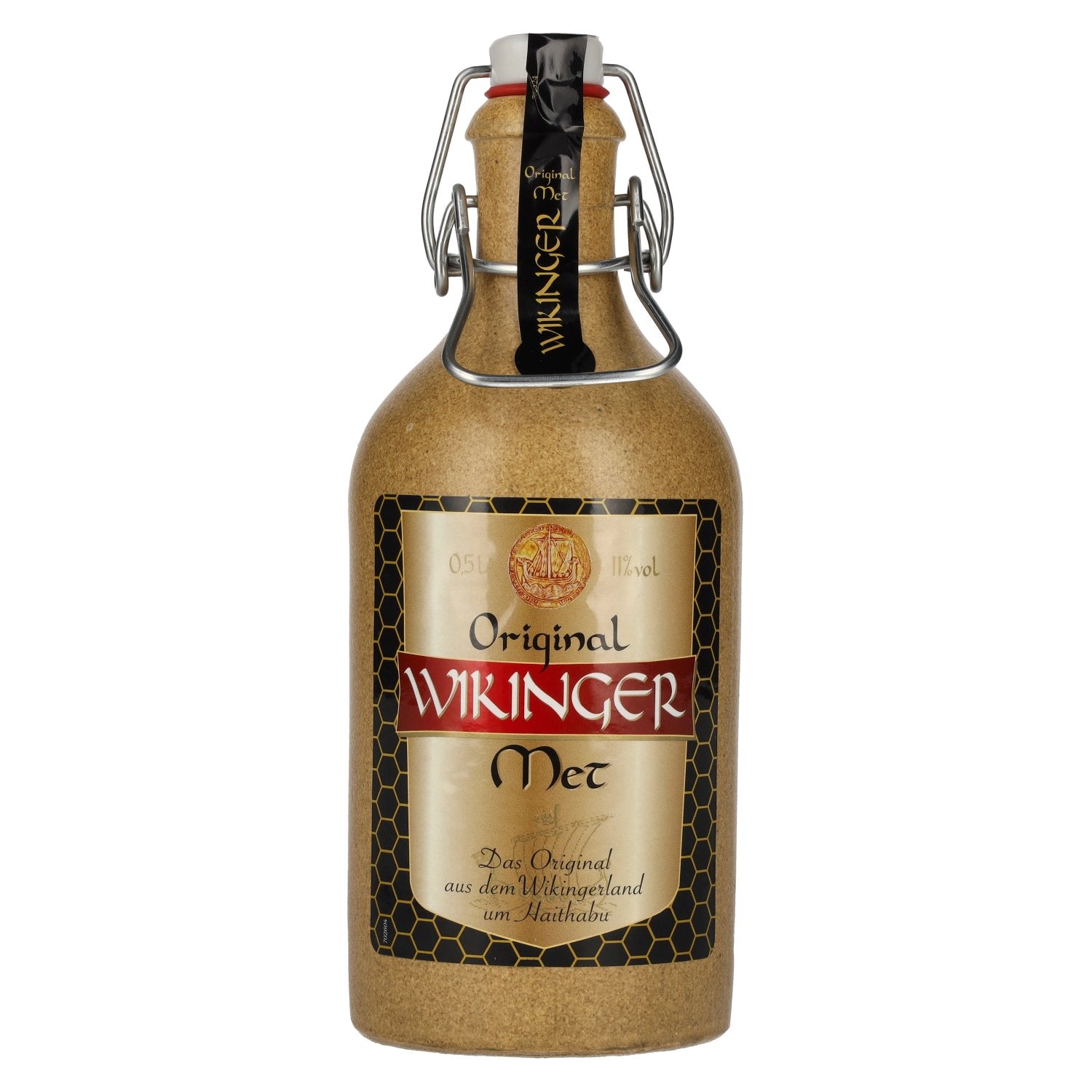 Wikinger Met Original 11% vol. 0,5l dans un pichet en terre cuite