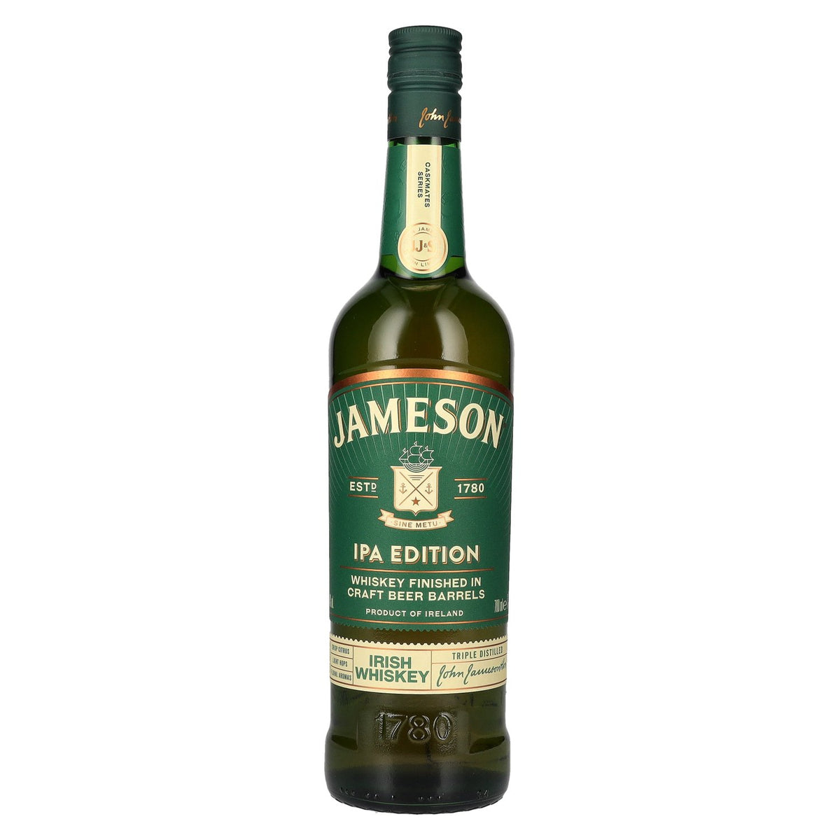 Jameson CASKMATES Triple Distilled Irish Whiskey IPA EDITION 40% vol. 0,7 l