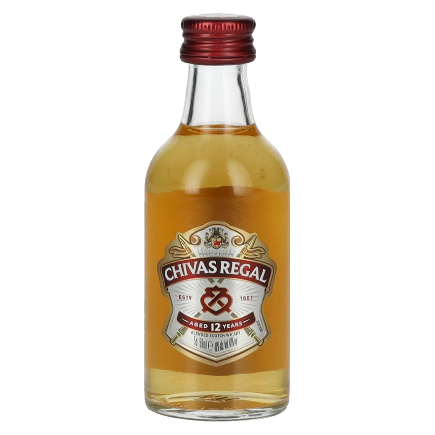 Chivas Regal 12 Years Old Blended Scotch Whisky 40% Vol. 0,05l