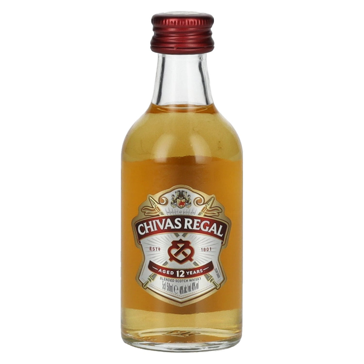 Chivas Regal 12 Years Old Blended Scotch Whisky 40% Vol. 0,05l