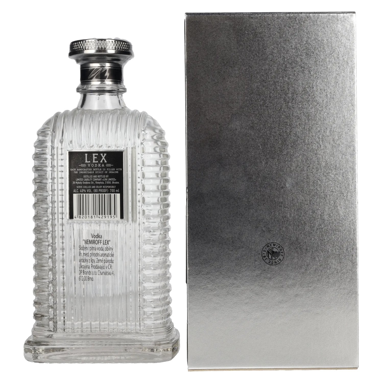 LEX by Nemiroff Ultra Premium Vodka 40% vol. 0,7l en boîte cadeau