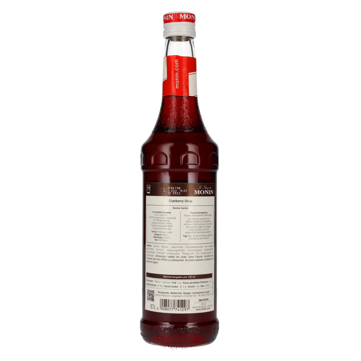 Monin CRANBERRY Syrup 0.7l