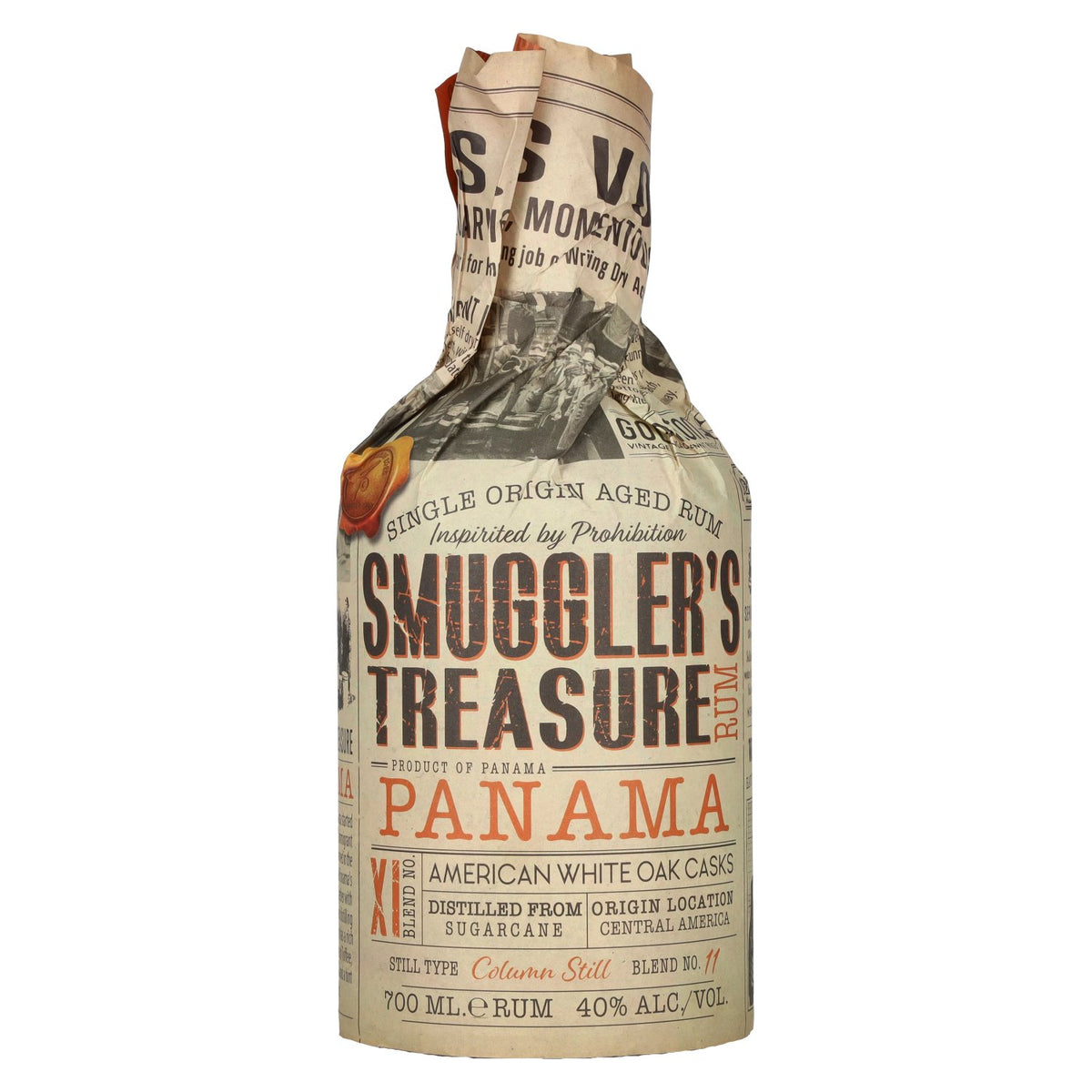 Smuggler's Treasure PANAMA Single Origin Aged Rum 40% vol. 0,7 l