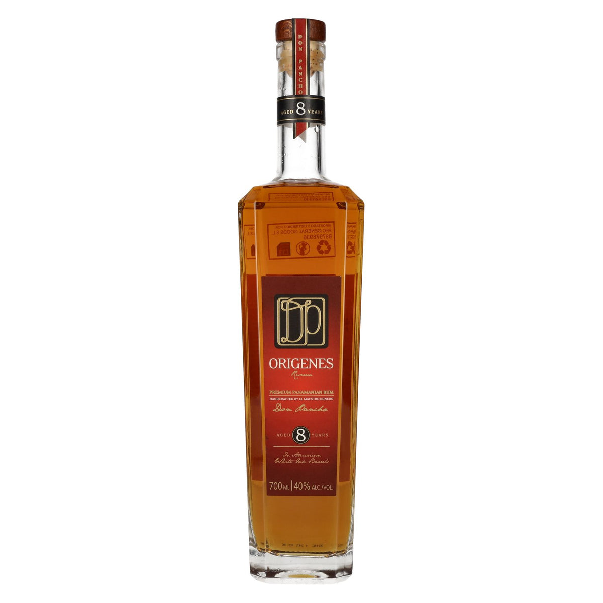 Don Pancho ORIGENES 8-Year-Old Premium Panama Rum 40% vol. 0.7l
