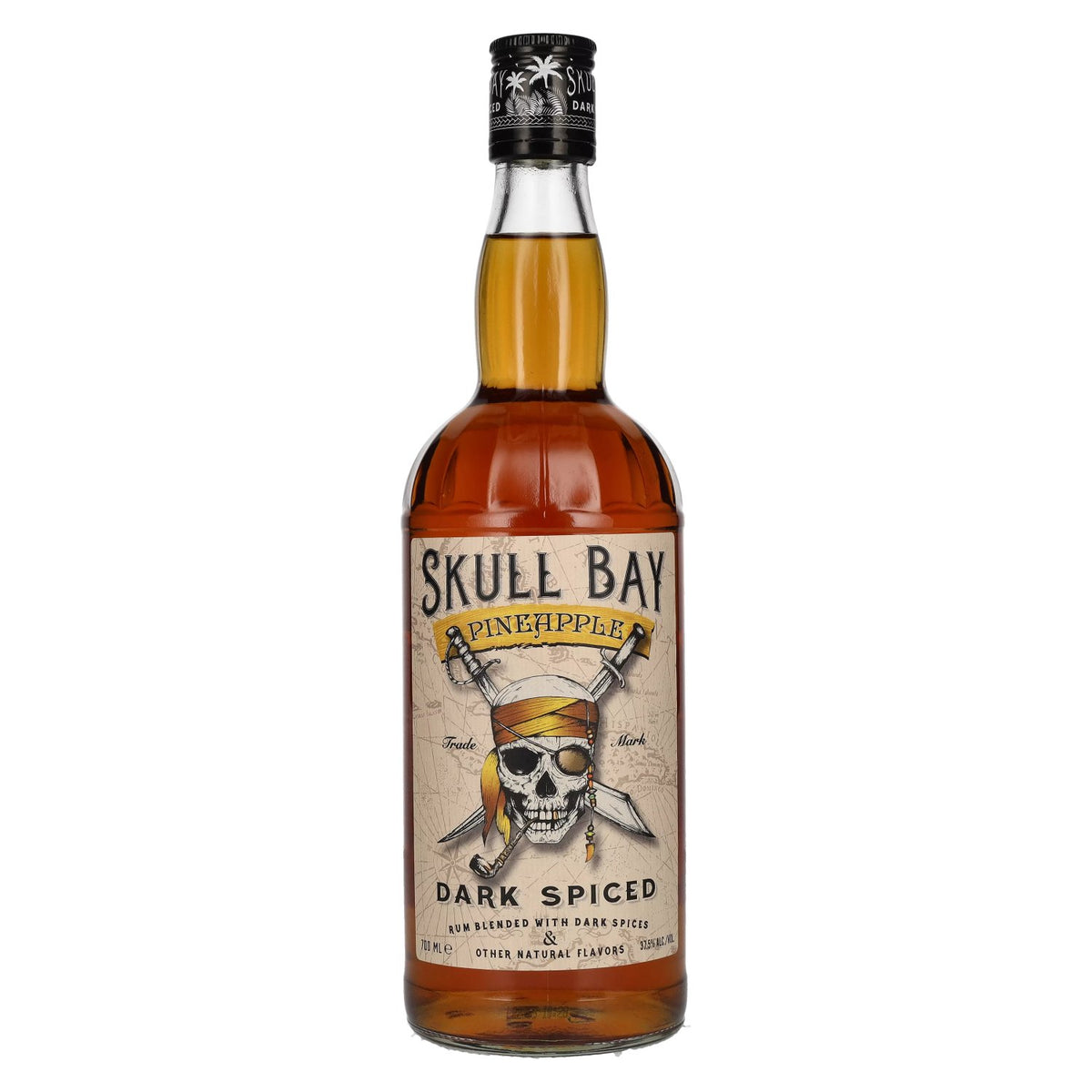 Skull Bay PINEAPPLE Dark Spiced 37,5 % vol. 0,7 l