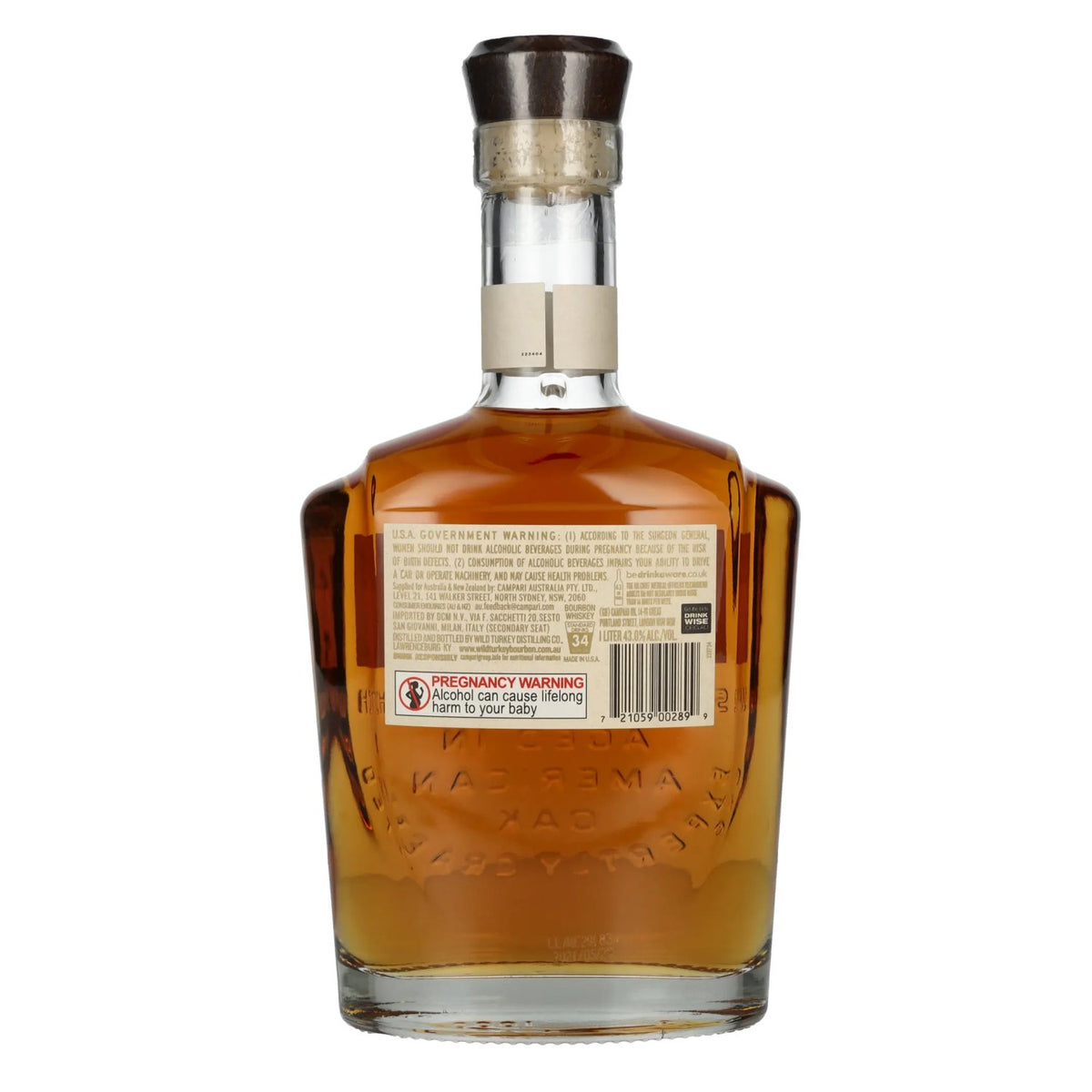 Wild Turkey LONGBRANCH Kentucky Straight Bourbon Whiskey 43% vol. 1 l