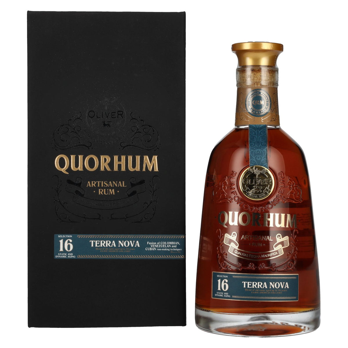 Ron Quorhum 16 Solera TERRA NOVA 40% vol. 0,7 l in geschenkverpakking