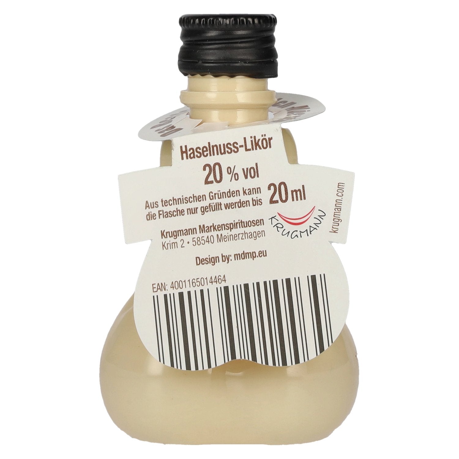 Krugmann abSACKer hazelnut liqueur 20% vol. 0.02l PET