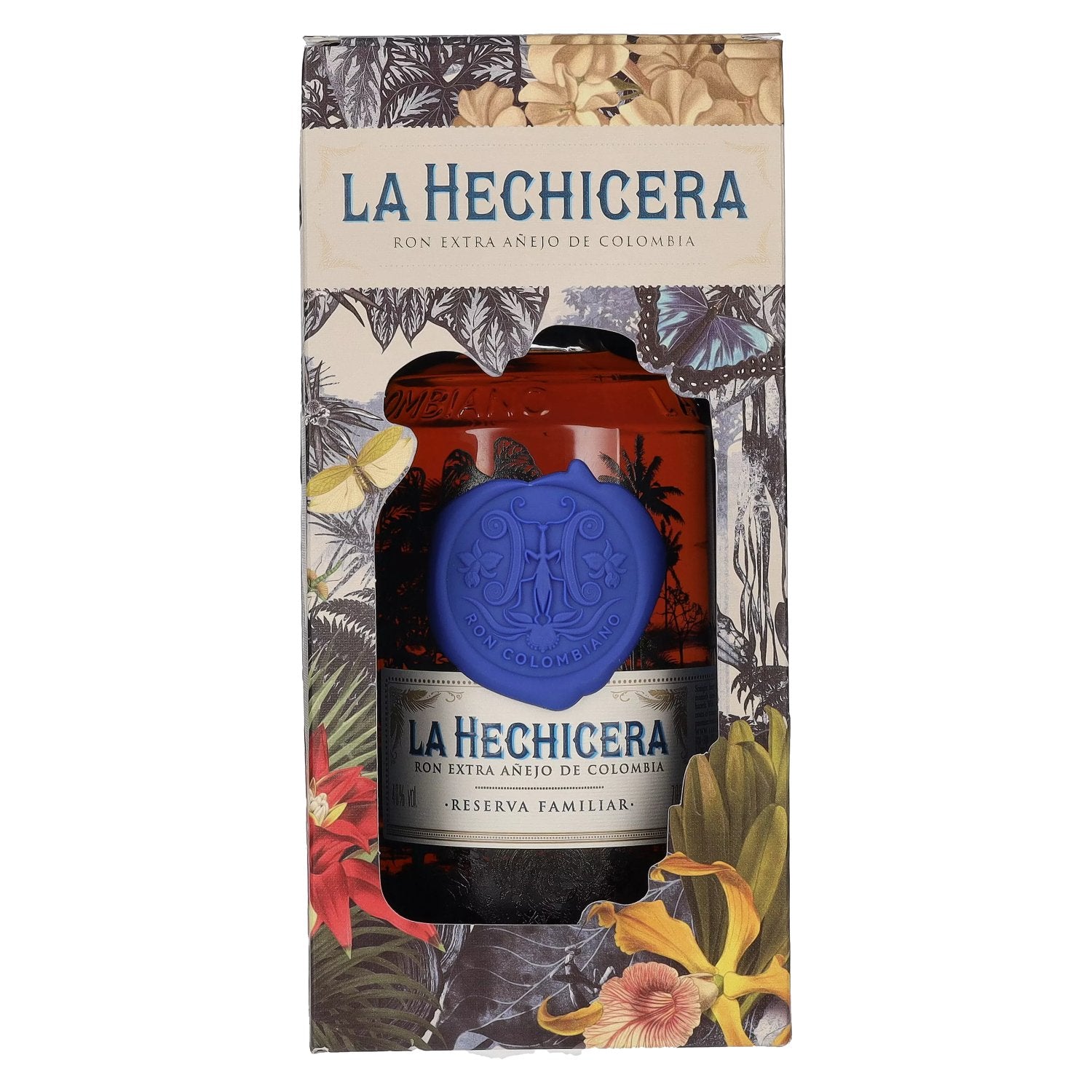 La Hechicera Ron Extra Añejo de Colombia RESERVA FAMILIAR 40% Vol. 0,7l in Geschenkbox
