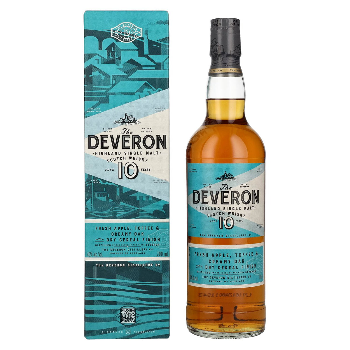 The Deveron 10 Years Old Highland Single Malt Scotch Whisky 40% vol. 0,7 l in geschenkverpakking