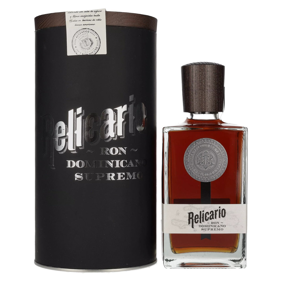 Relicario Ron Dominicano Supremo 40% ABV, 0.7 litres, in a gift box