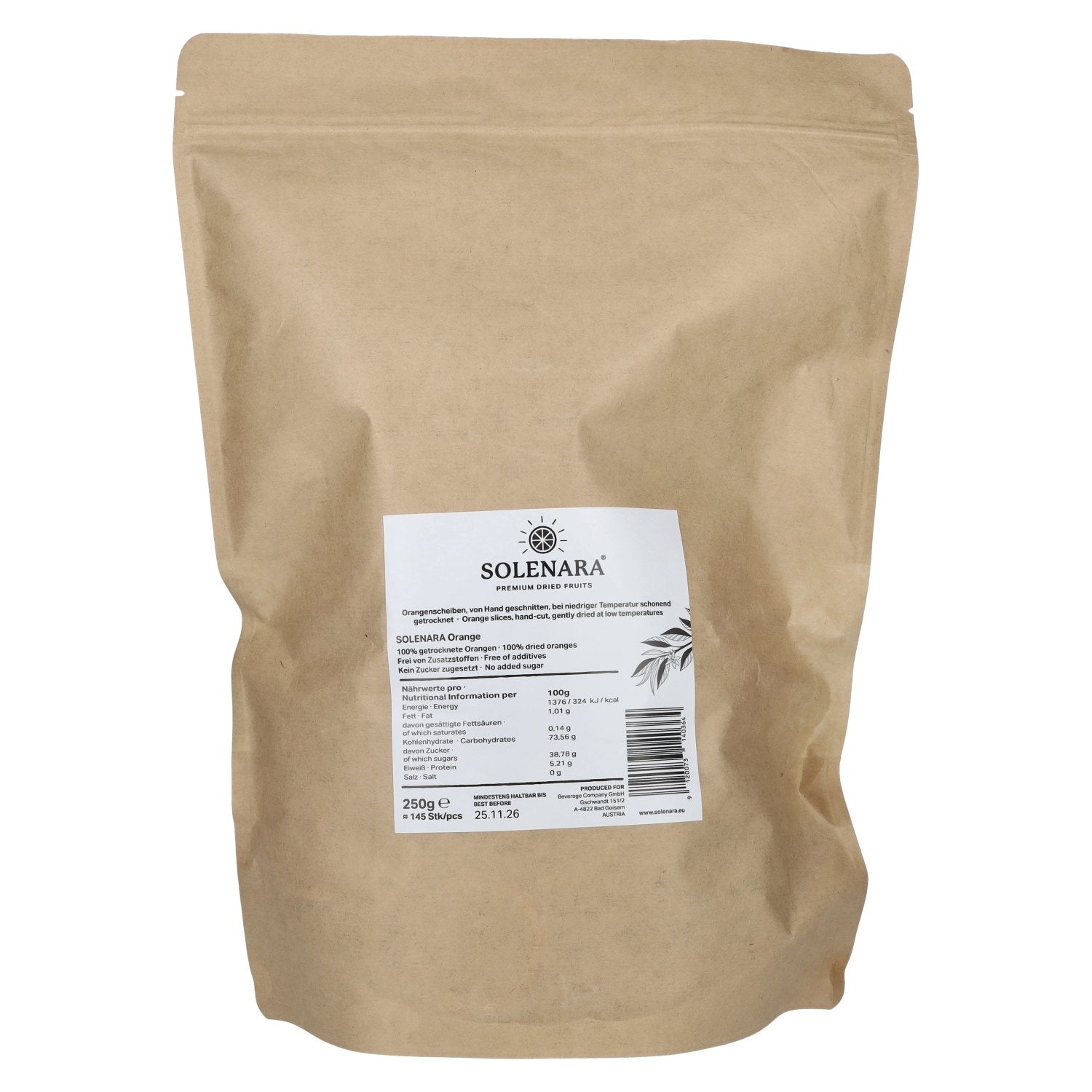 Solenara Premium Gedroogd Fruit SINAAS 250 g