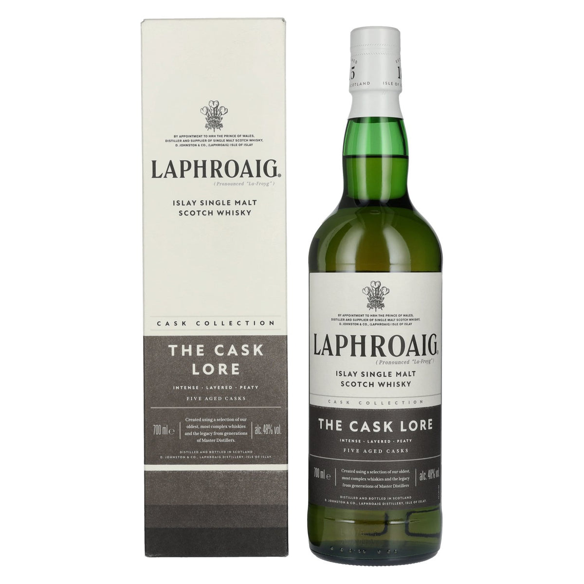 Laphroaig LORE Islay Single Malt 48% Vol. 0,7l in Geschenkbox