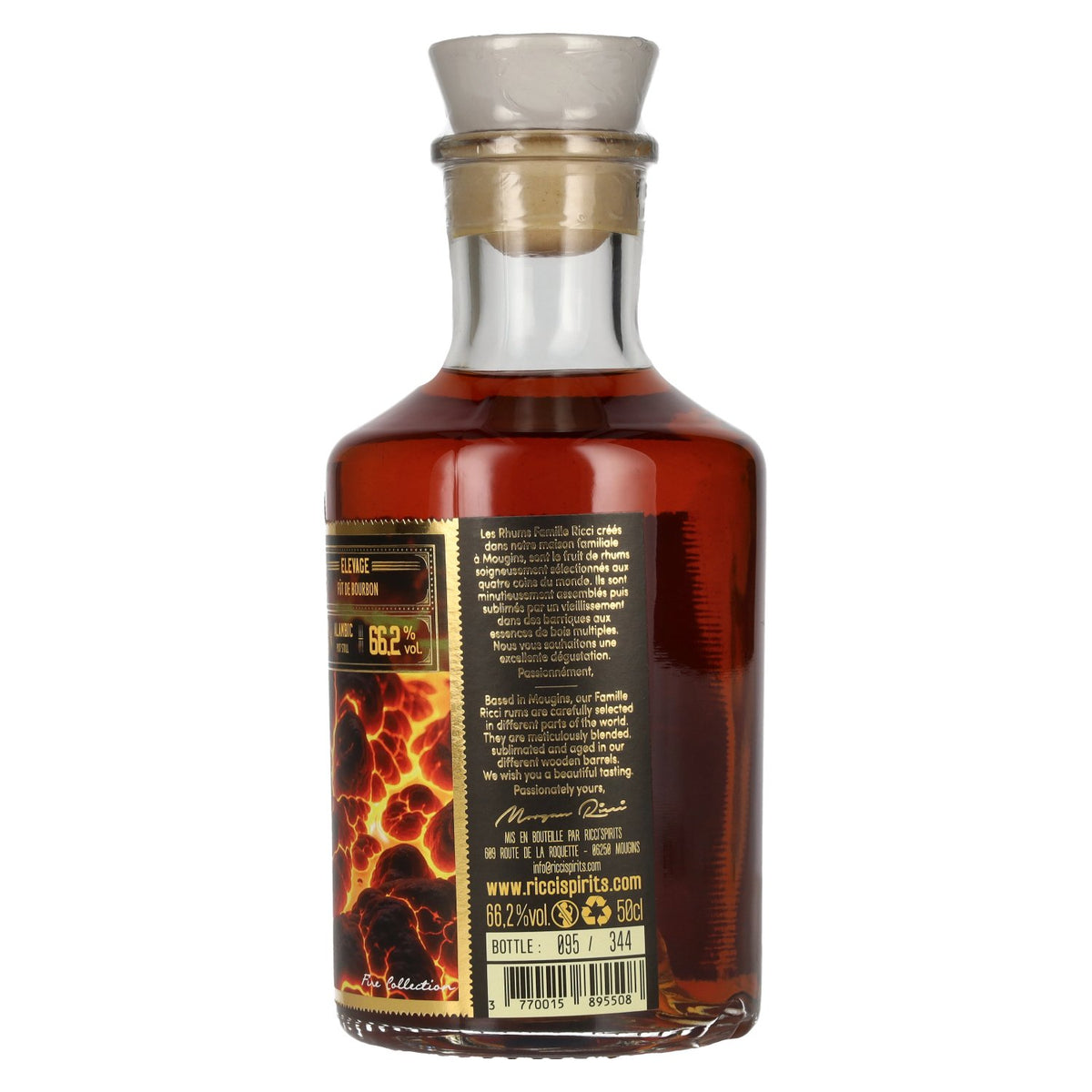 Famille Ricci Australie Zeldzaam Single Cask Rhum Vieux 2007 66,2% Vol. 0,5l
