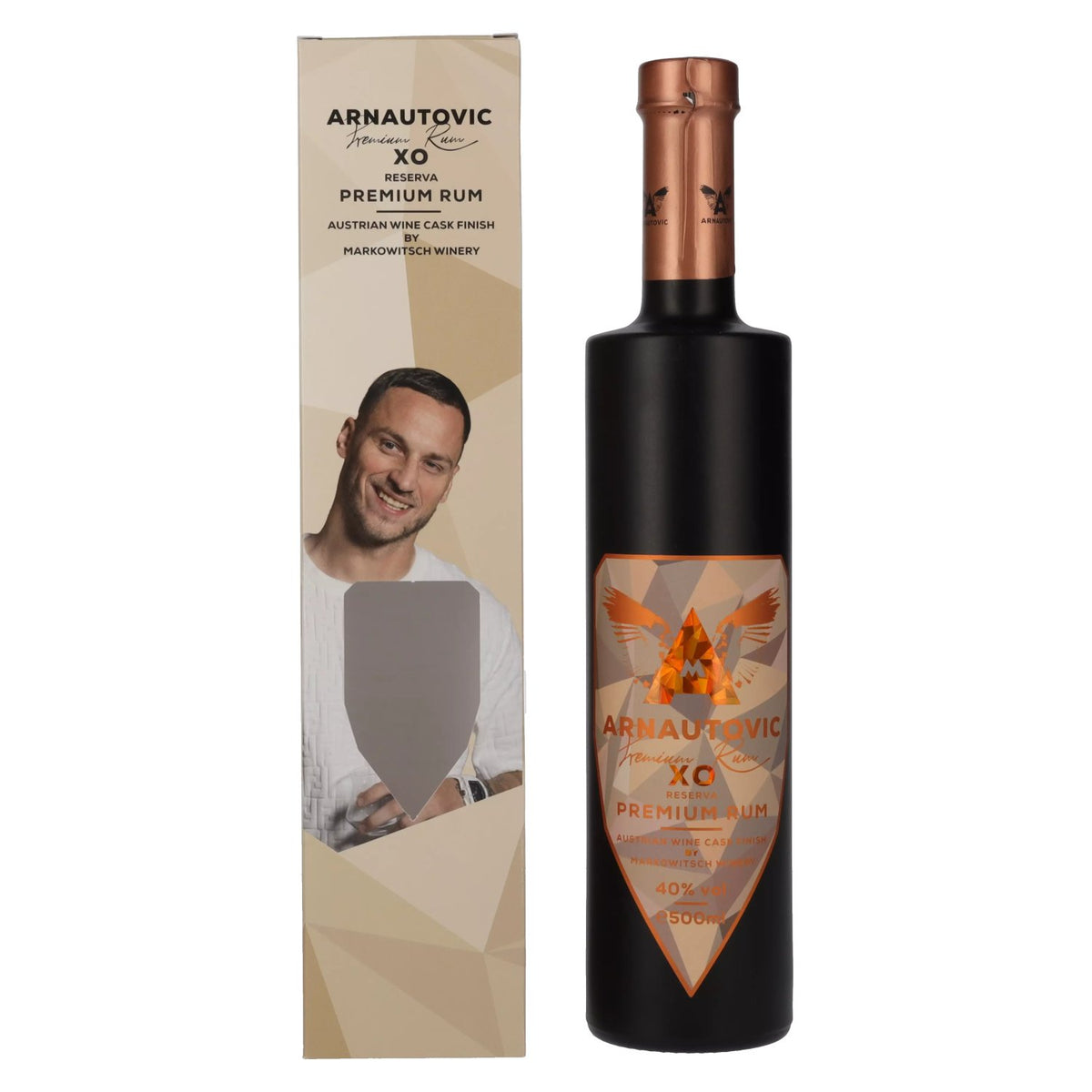 Arnautovic XO Reserva Premium Rum 40% Vol. 0,5l in geschenkverpakking