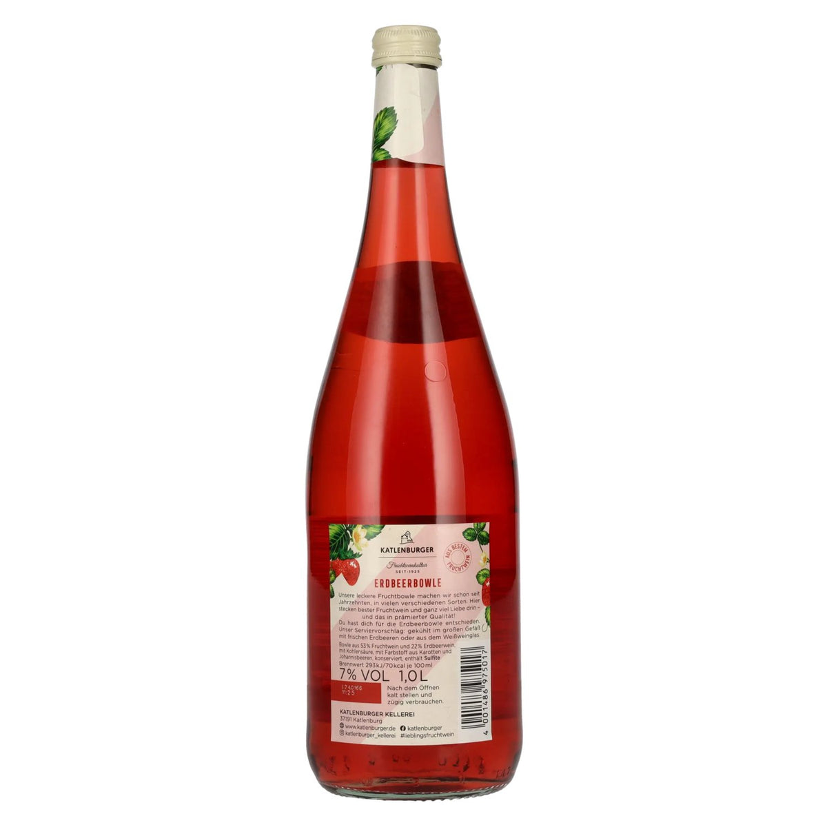 Katlenburger Strawberry Fruit Punch 7% vol. 1 litre