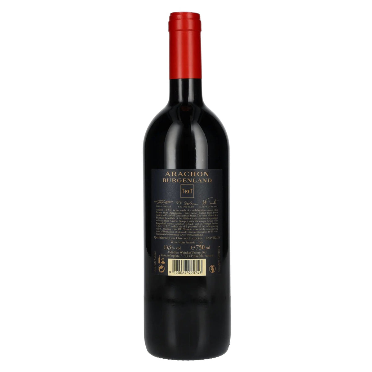 Arachon T.FX.T Burgenland 2020 13,5% Vol. 0,75l
