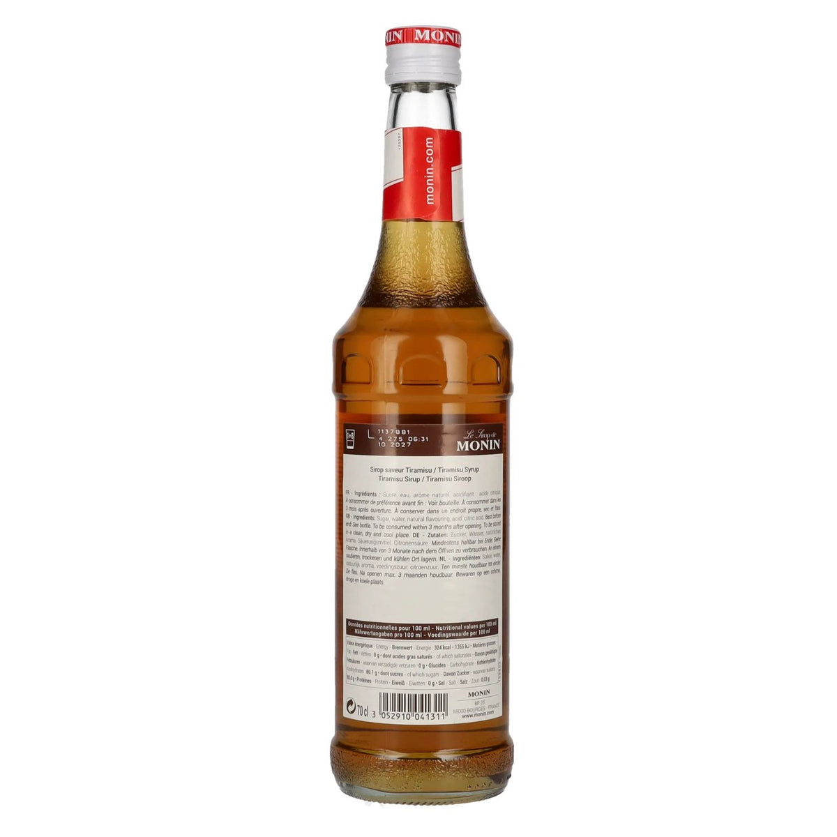 Monin TIRAMISU-siroop 0,7 l
