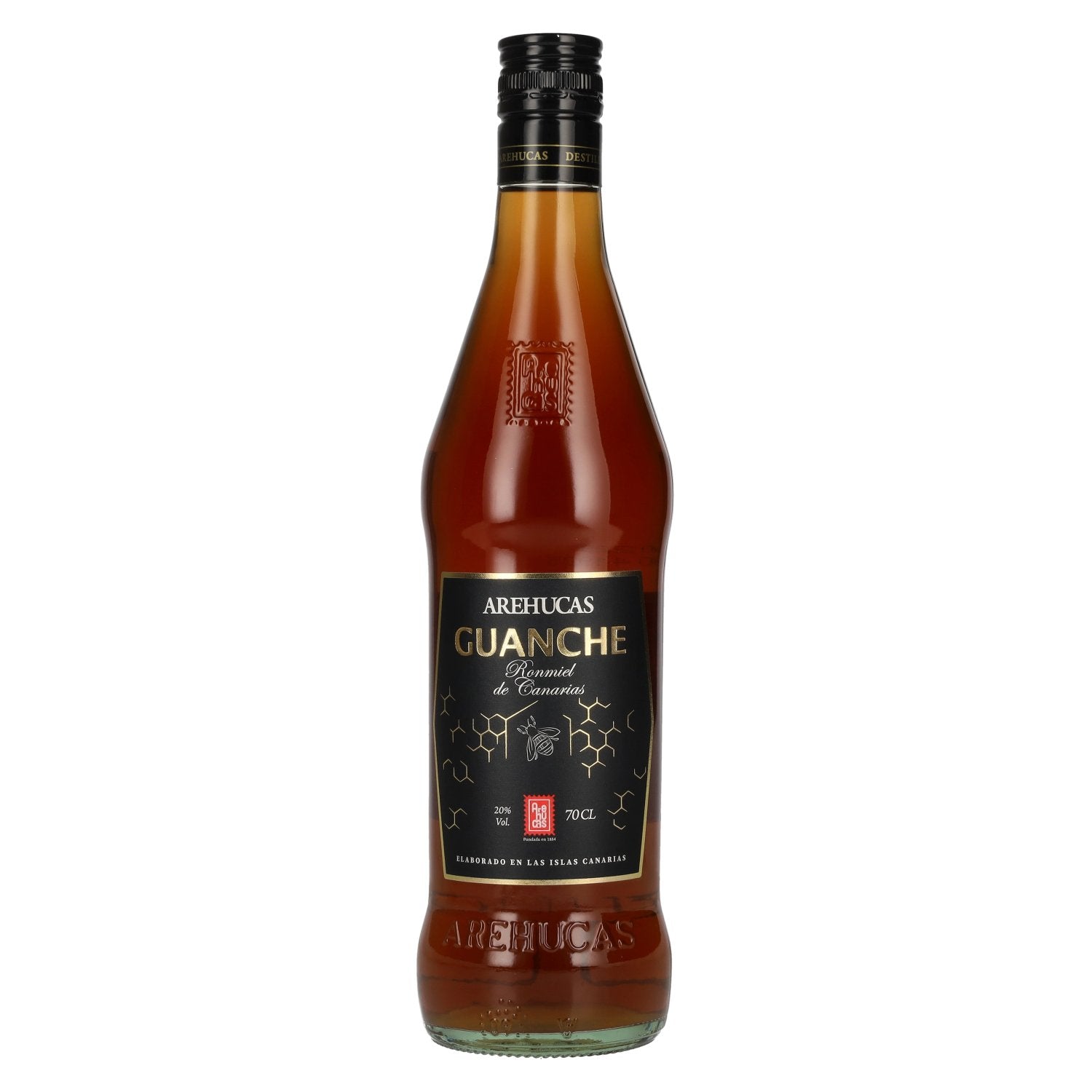 Liqueur de rhum au miel Guanche d'Arehuca, 20 % vol., 0,7 l