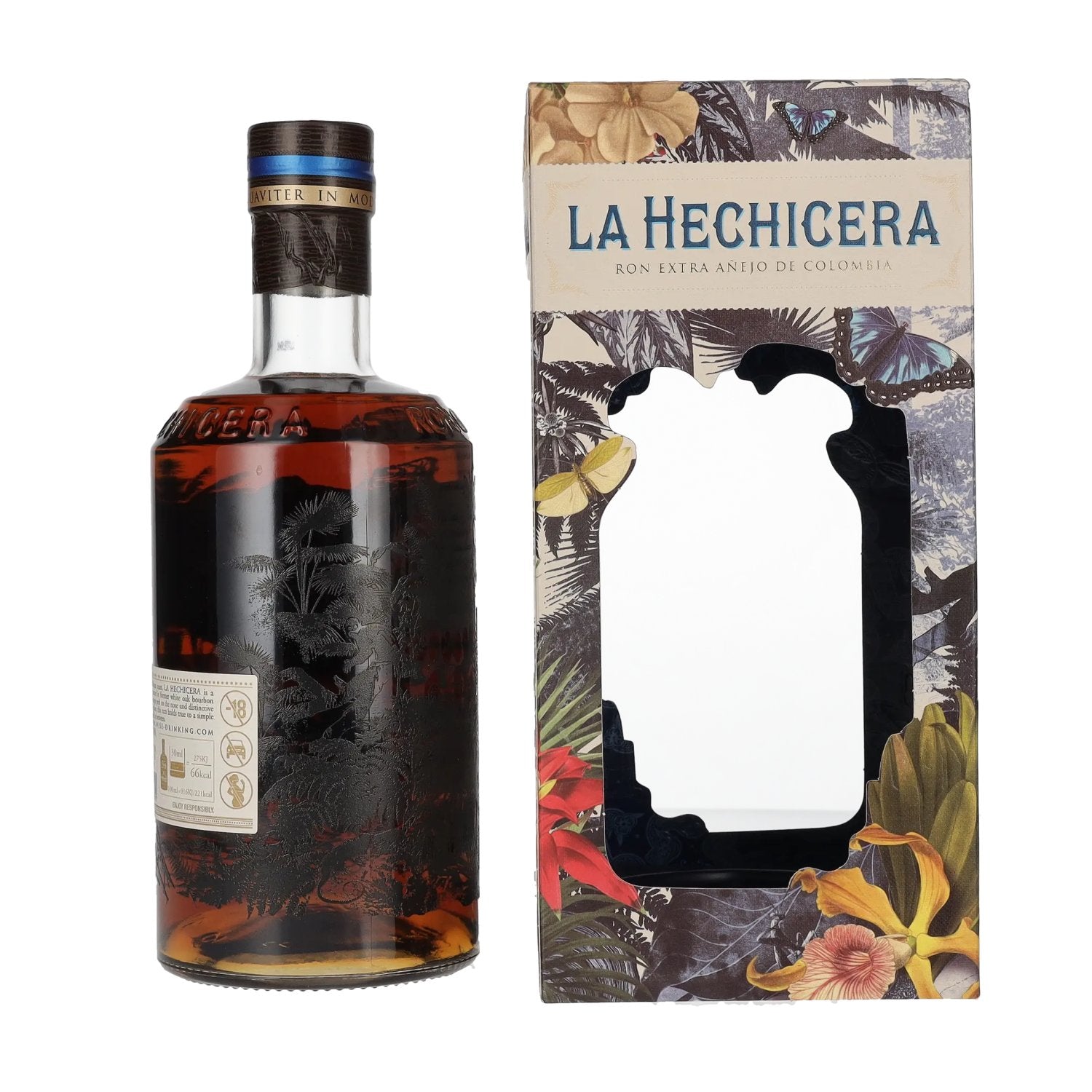 La Hechicera Ron Extra Añejo de Colombia RESERVA FAMILIAR 40% Vol. 0,7l in gift box