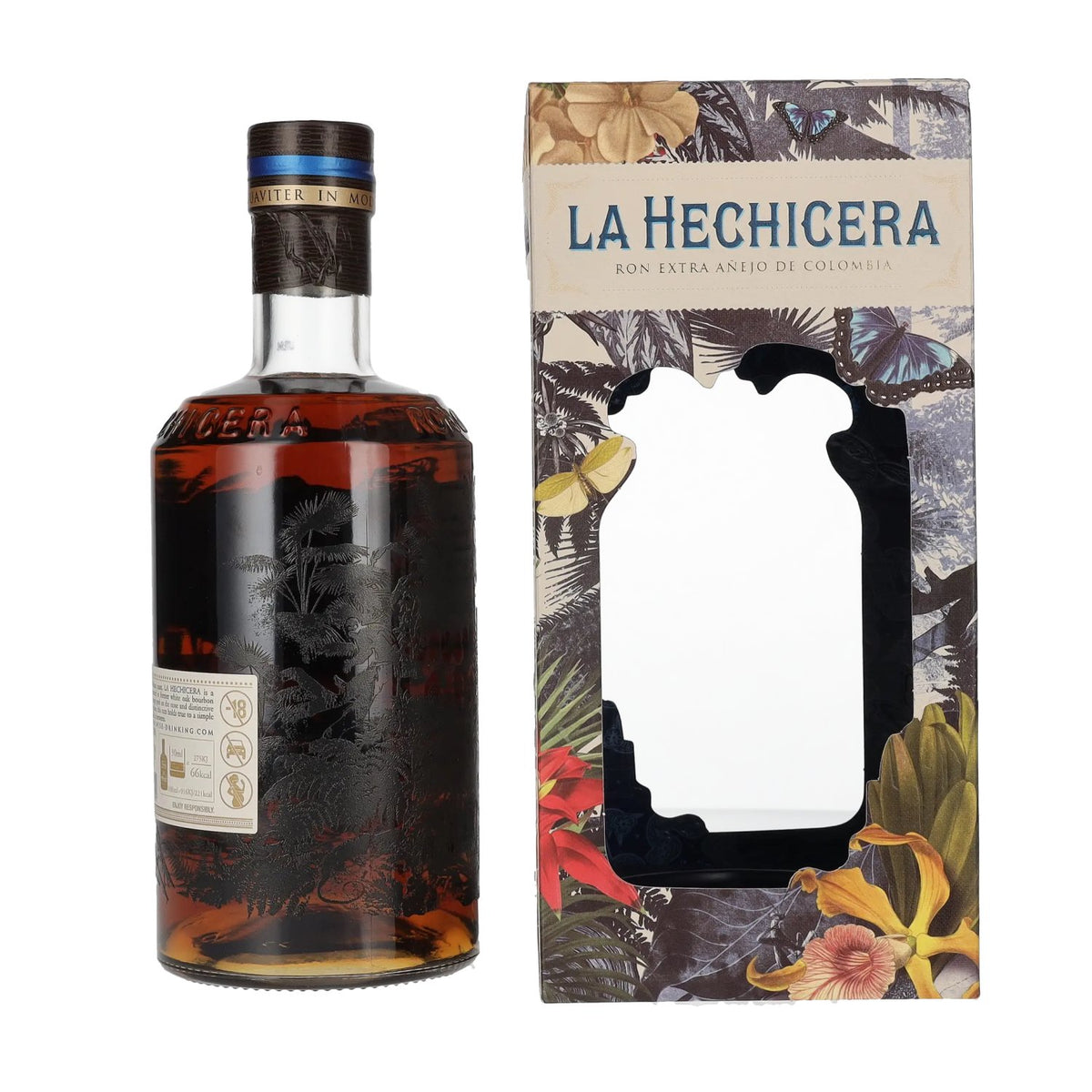 La Hechicera Ron Extra Añejo de Colombia RESERVA FAMILIAR 40% Vol. 0,7l in Geschenkbox