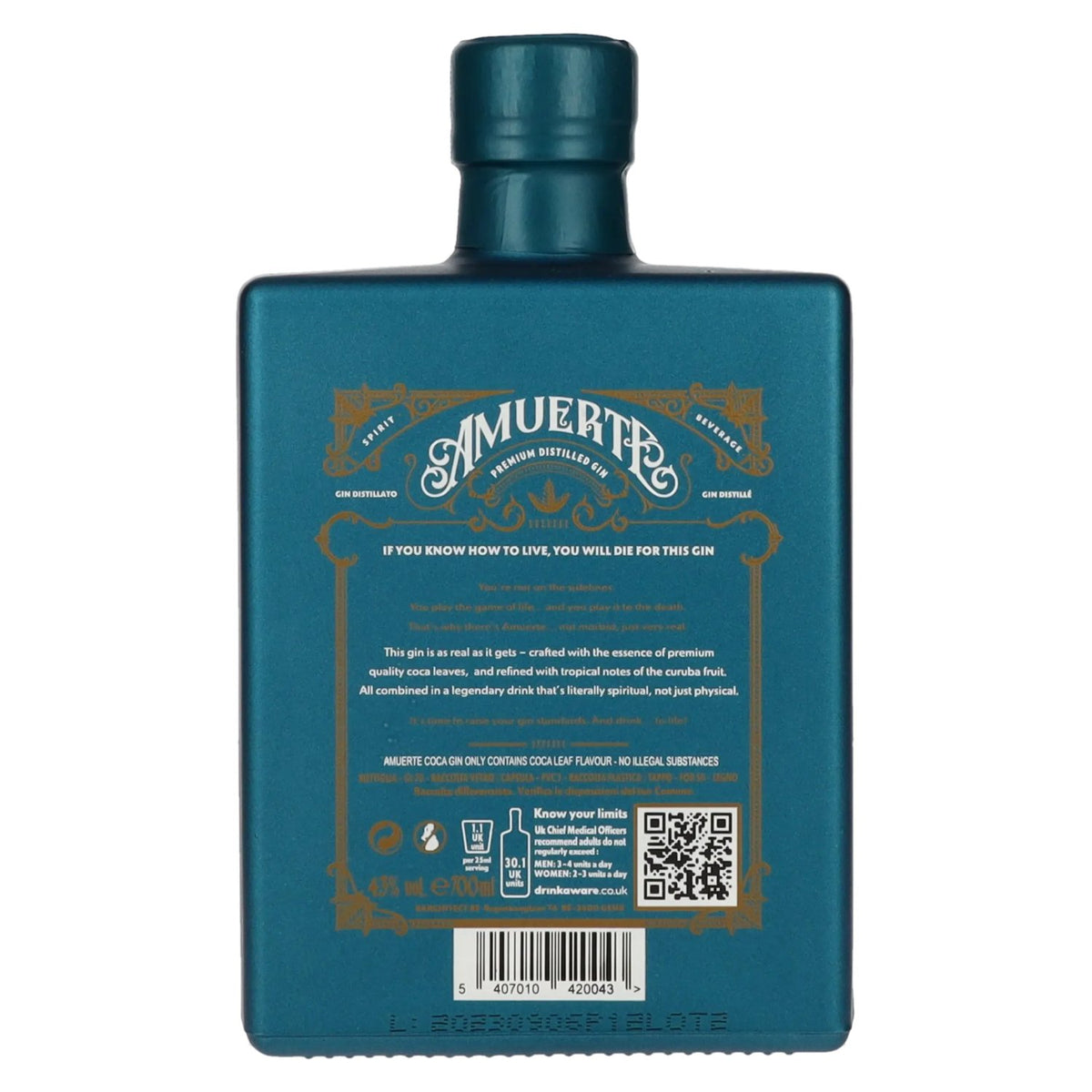 Amuerte COCA GIN - Green Edition 43% Vol. 0,7l