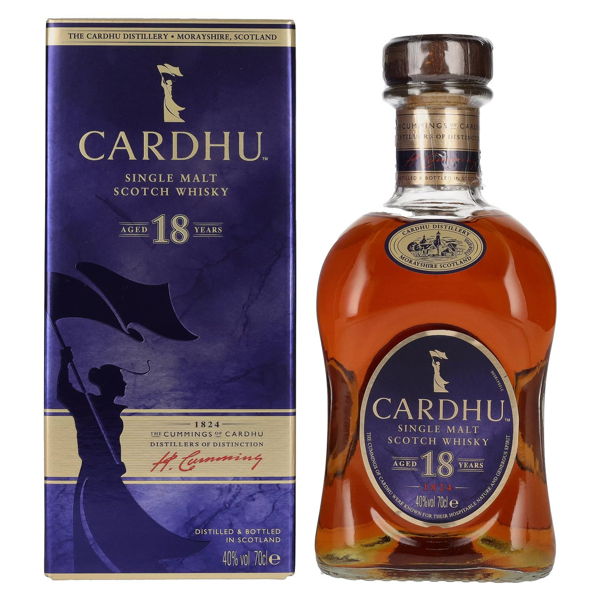 Cardhu 18 Years Old Single Malt Scotch Whisky 40% Vol. 0,7l in gift box