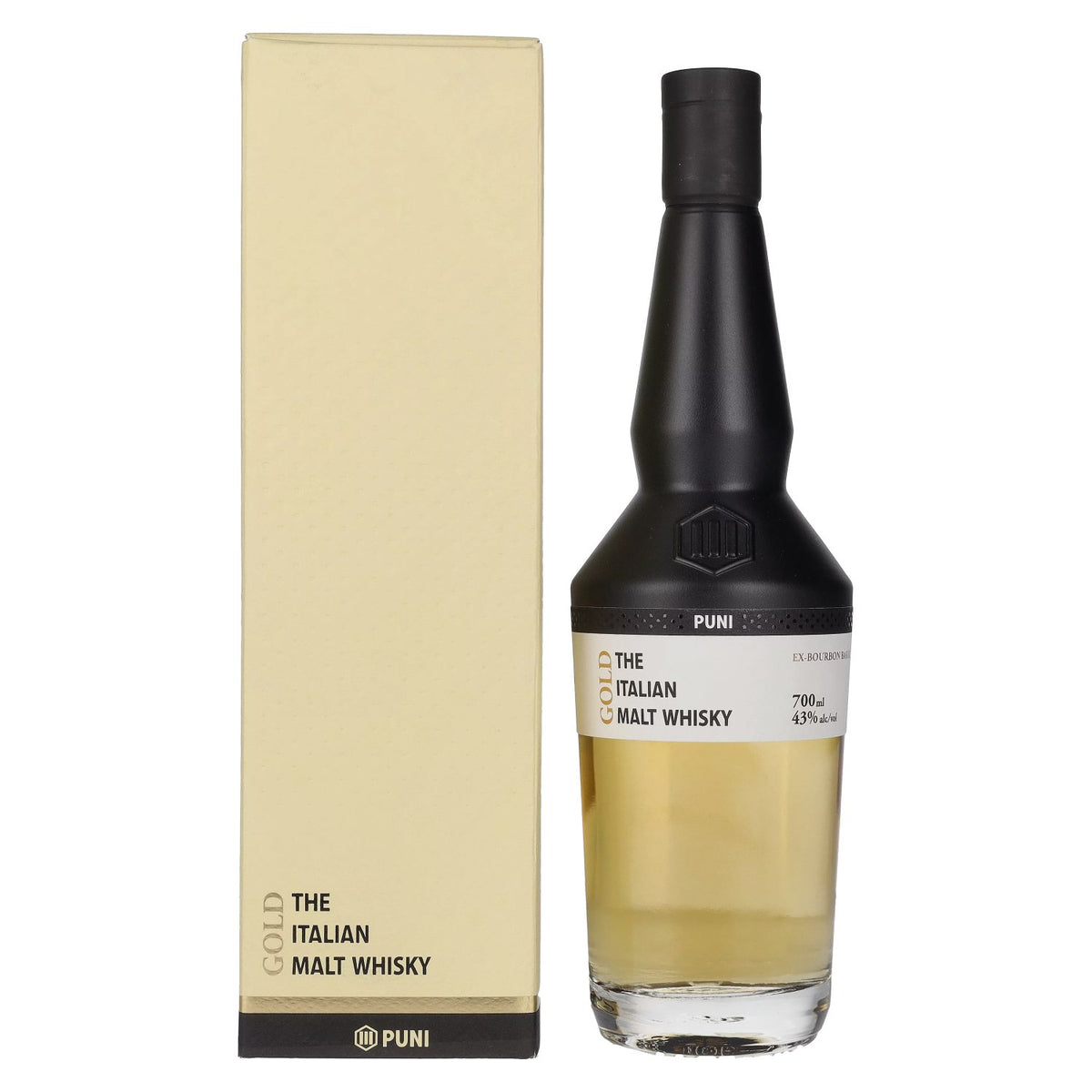 Puni GOLD The Italian Malt Whisky 43% Vol. 0,7l in Geschenkbox