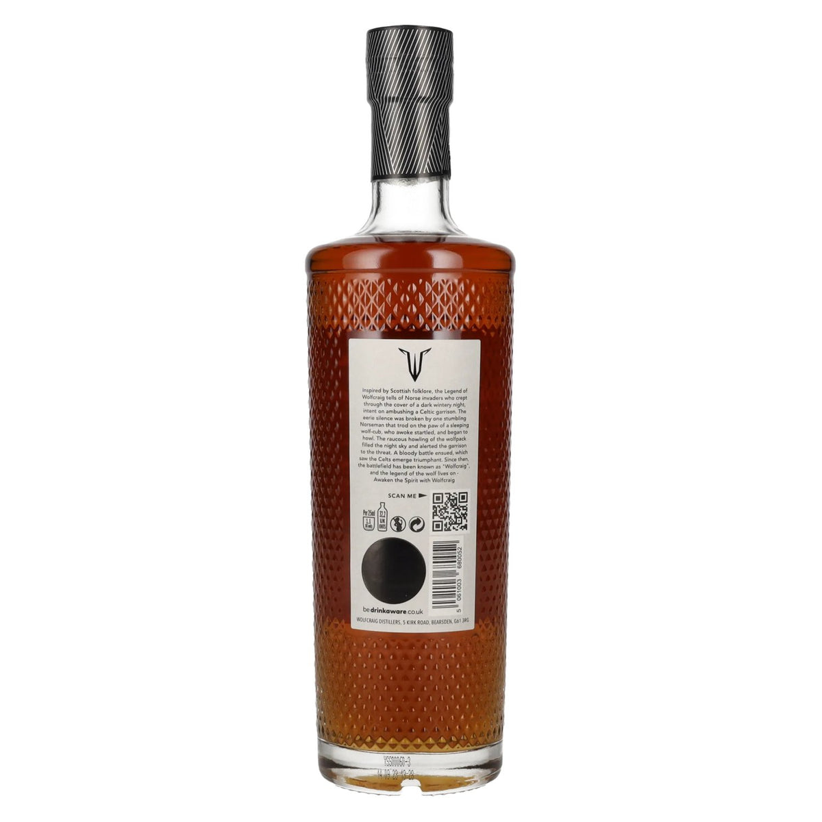 Wolfcraig 14 ans d'âge, finition en triple fût de sherry, whisky blended premium, 46,1 % vol., 0,7 l