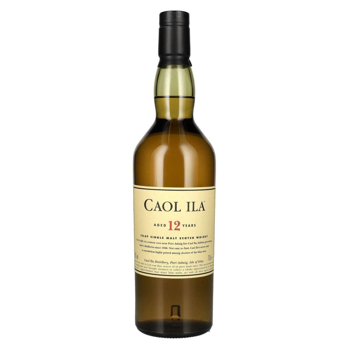 Caol Ila 12 Years Old Islay Single Malt 43% ABV 0.7l