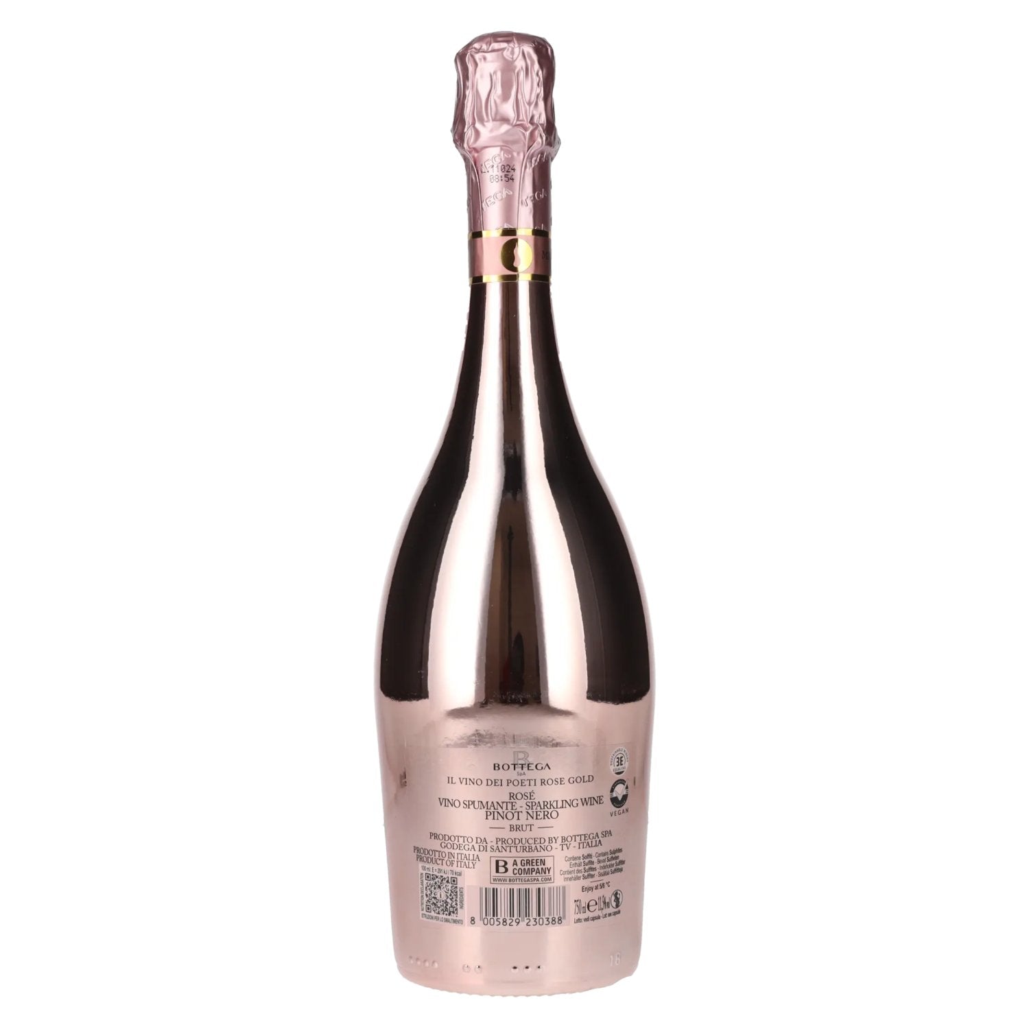 Bottega ROSE GOLD Vino Spumante Brut 2023 11,5% Vol. 0,75l