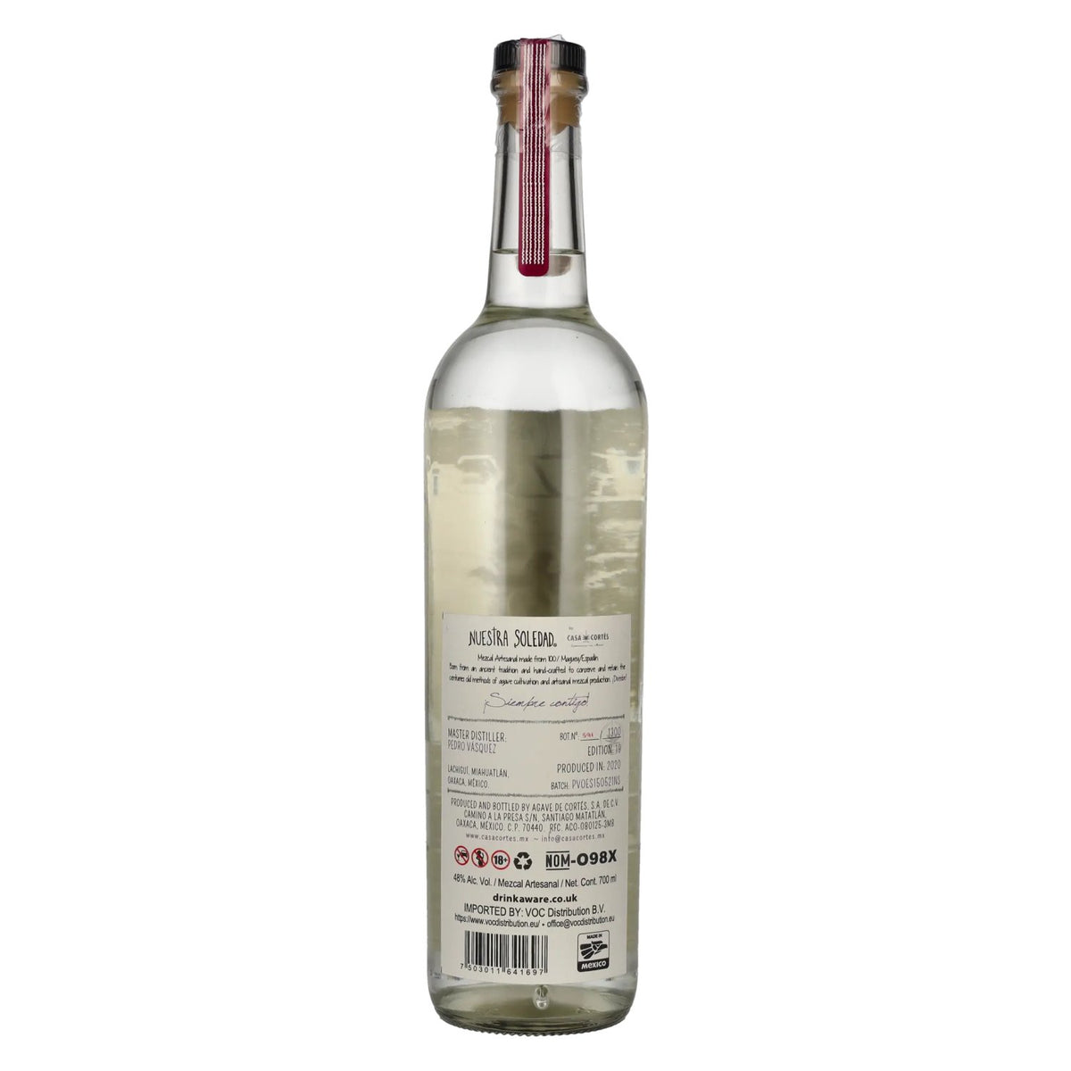 Nuestra Soledad Mezcal Joven LACHIGUÍ MIAHUATLÁN 48 % vol. 0,7 l
