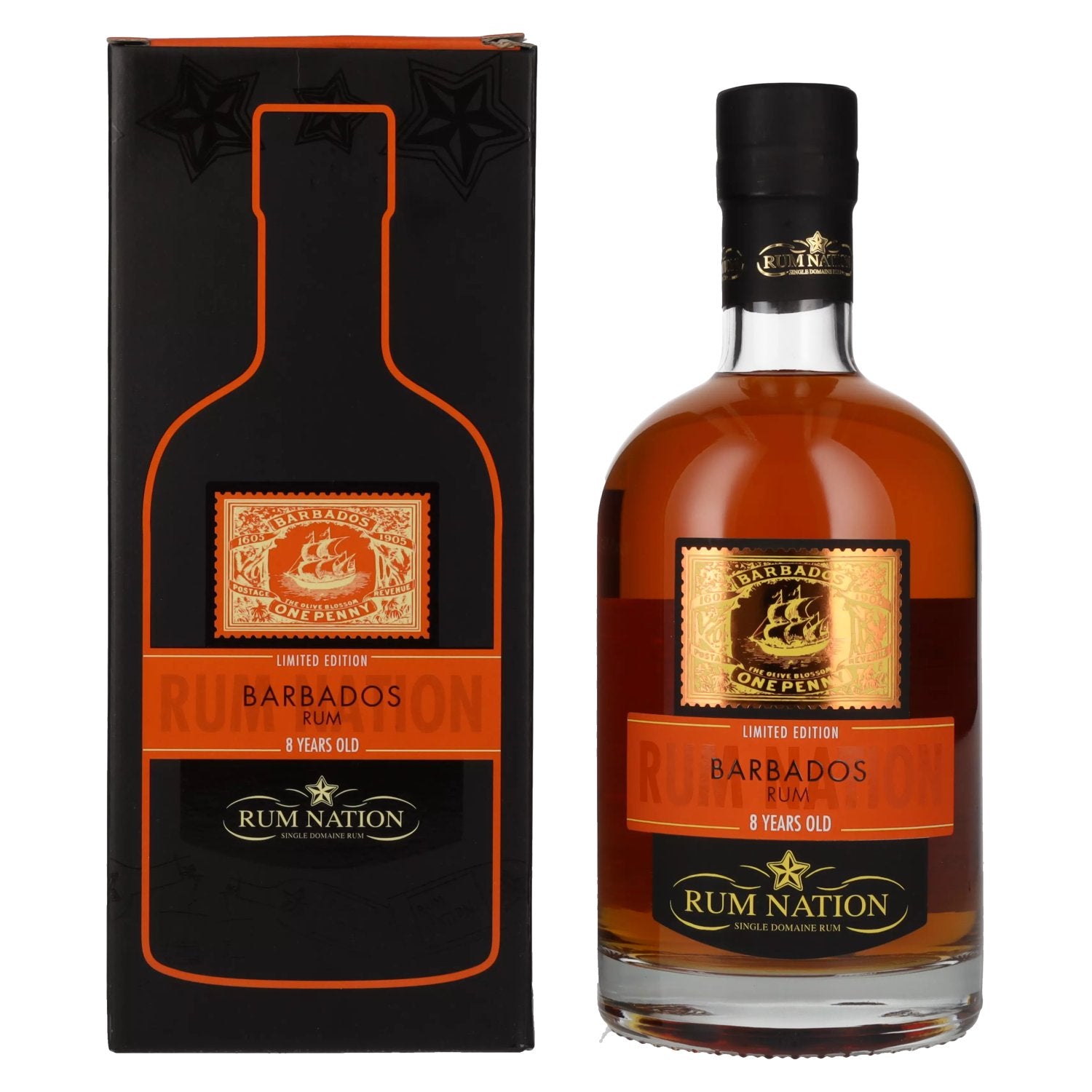 Rum Nation Barbados 8 Years Old Limited Edition 40% Vol. 0,7l en boîte cadeau