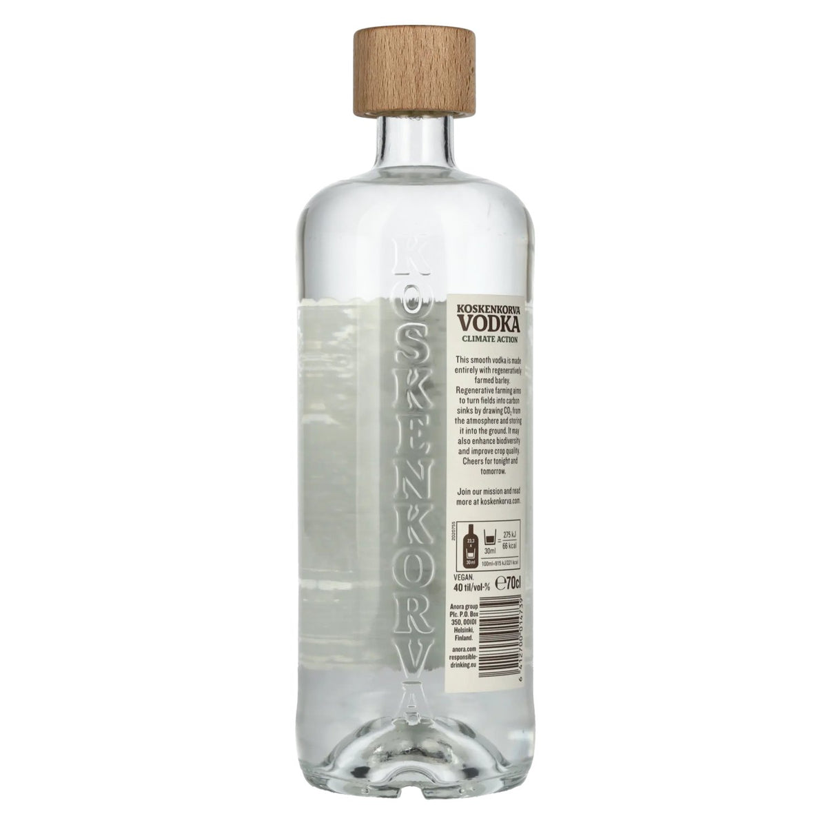 Koskenkorva Vodka Climate Action 40% vol. 0.7 l