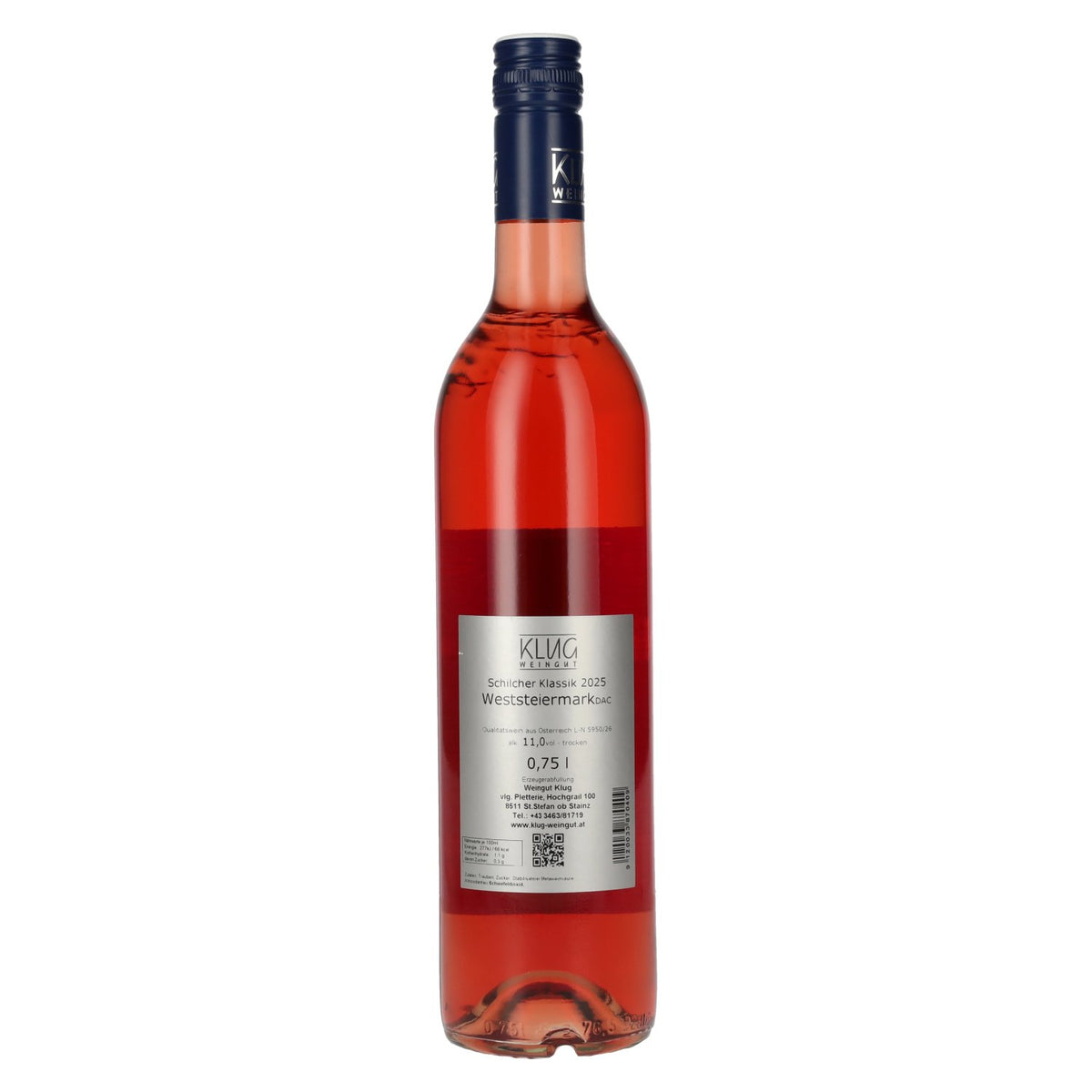 Weingut Klug Schilcher Klassik Weststeiermark DAC 2025 11% Vol. 0,75l
