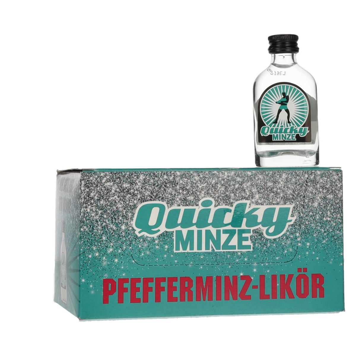 Quicky Mint Peppermint Liqueur 18% vol. 20 x 0.02 l