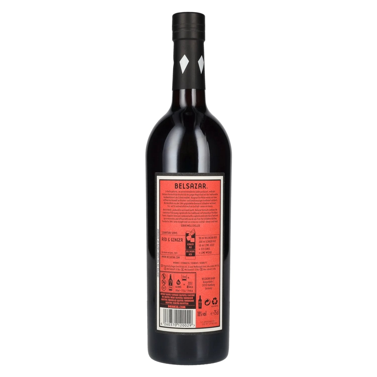Belsazar Vermouth Red 18% Vol. 0,75l