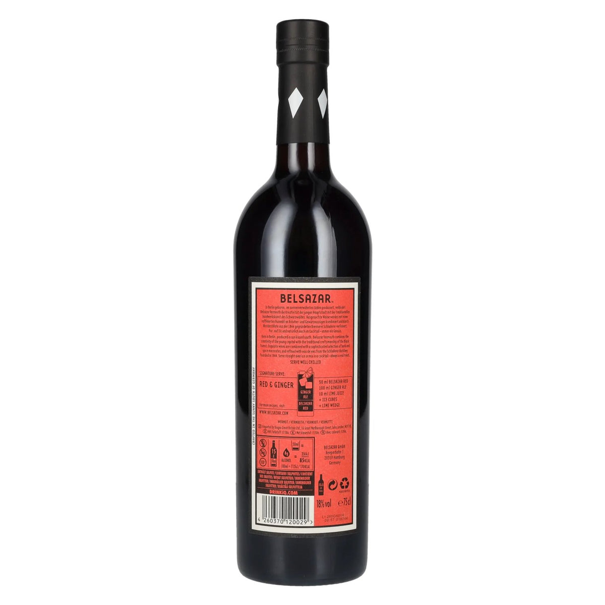 Belsazar Vermouth Rouge 18% Vol. 0,75l