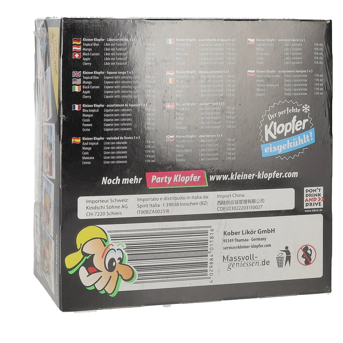 Kleiner Klopfer Sour Mix 15% ABV 25 x 0.02 l
