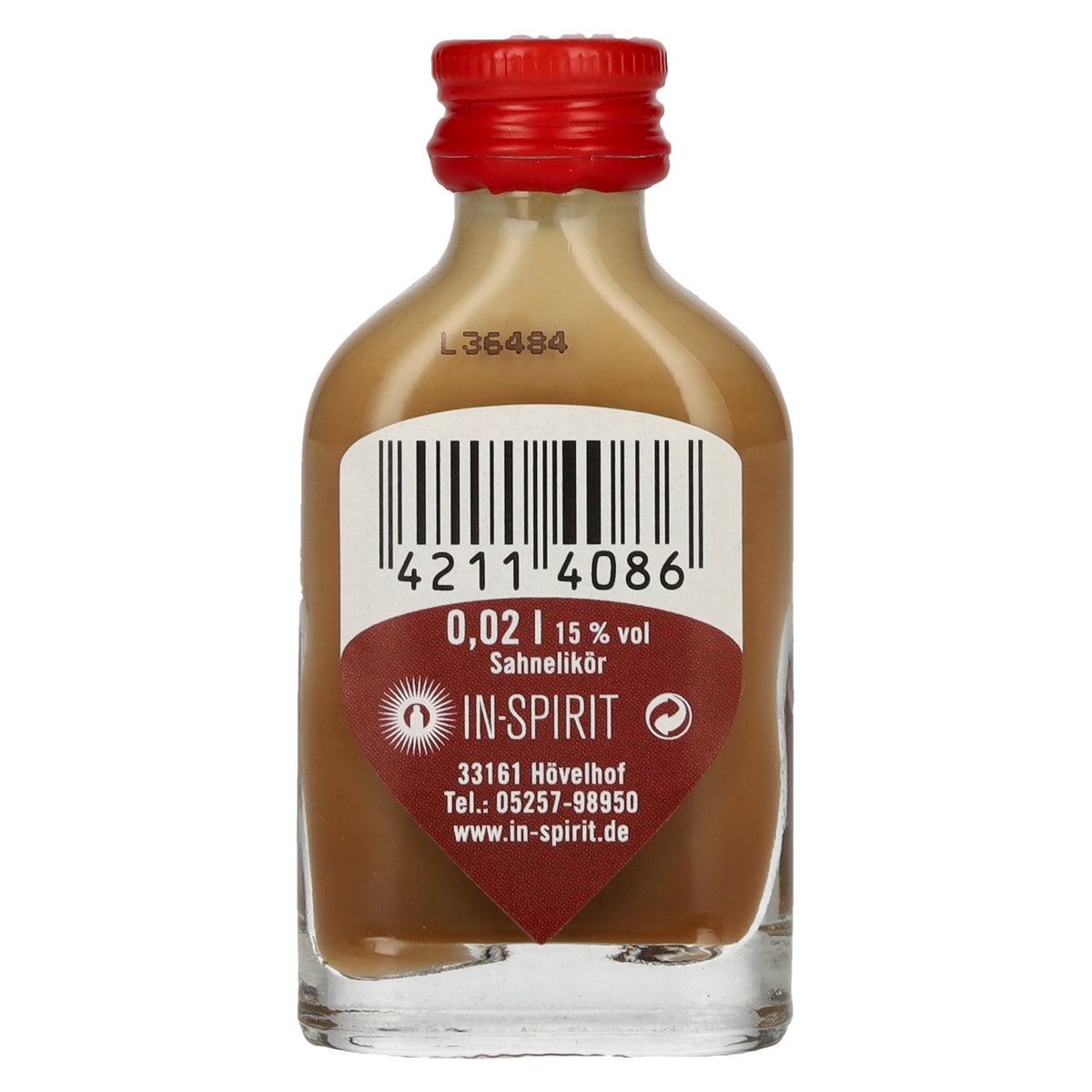 Liqueur à la crème « Küsschen » 15 % vol. 0,02 l