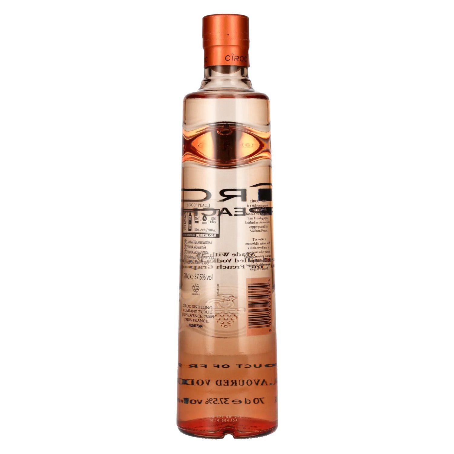 Cîroc PEACH Vodka aromatisée 37,5% Vol. 0,7l