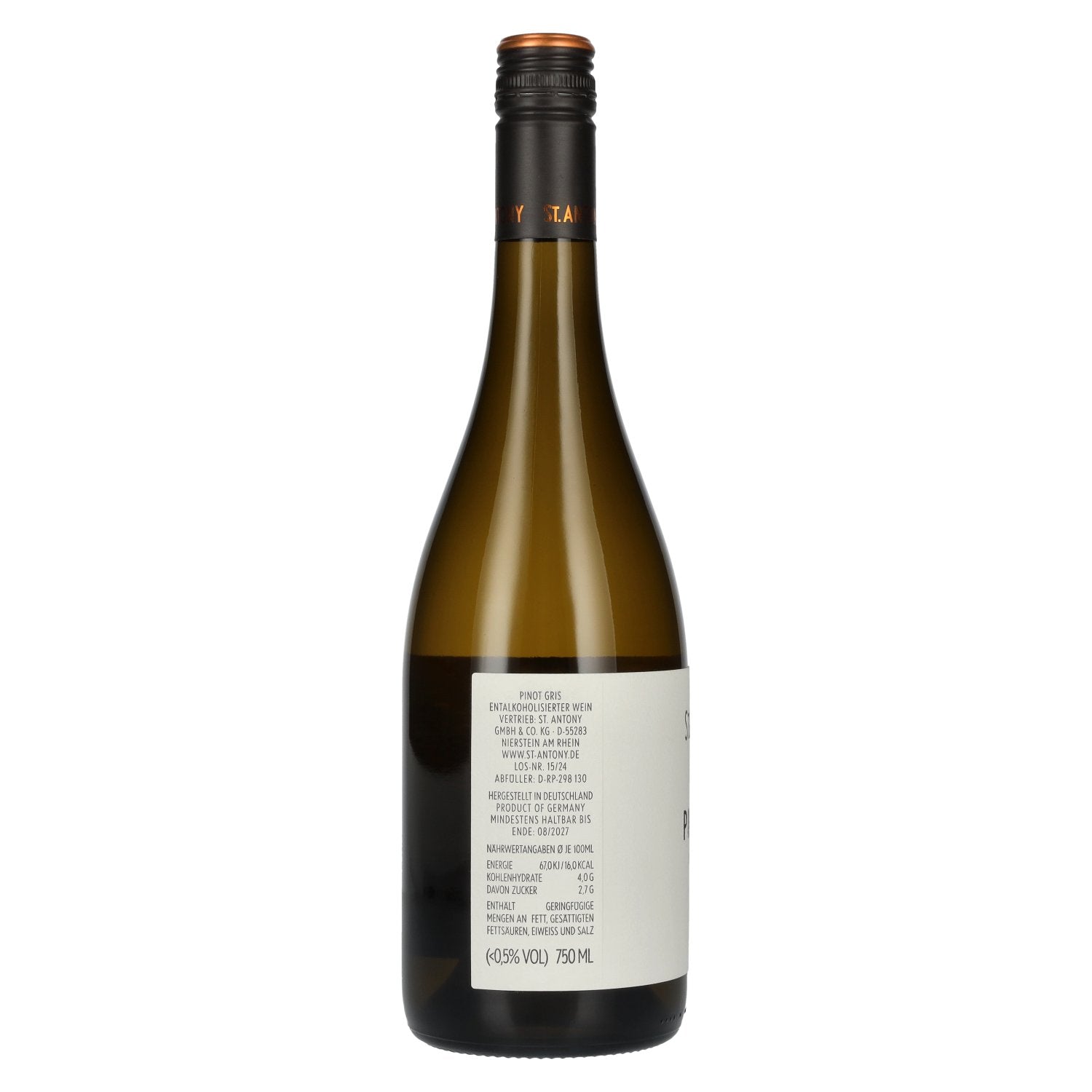 St. Antony Pinot Gris Alkoholfrei 0,75l