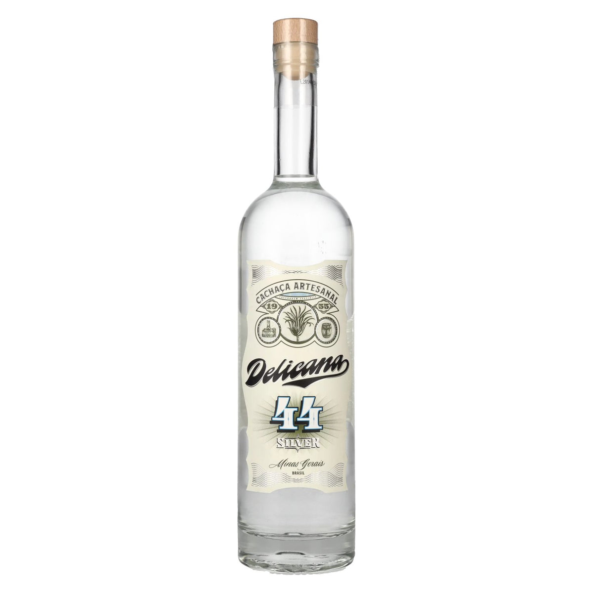 Delicana 44 SILVER Cachaça Artesanal 44% vol. 0,7 l