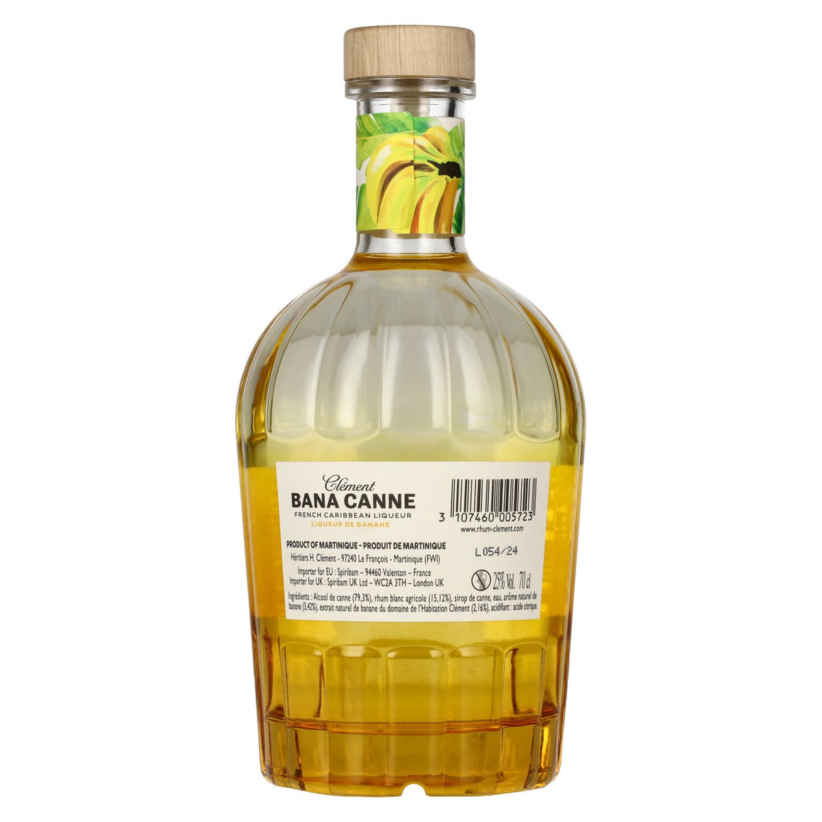 Clément Bana Canne Frans-Caribische likeur 25% Vol. 0,7l