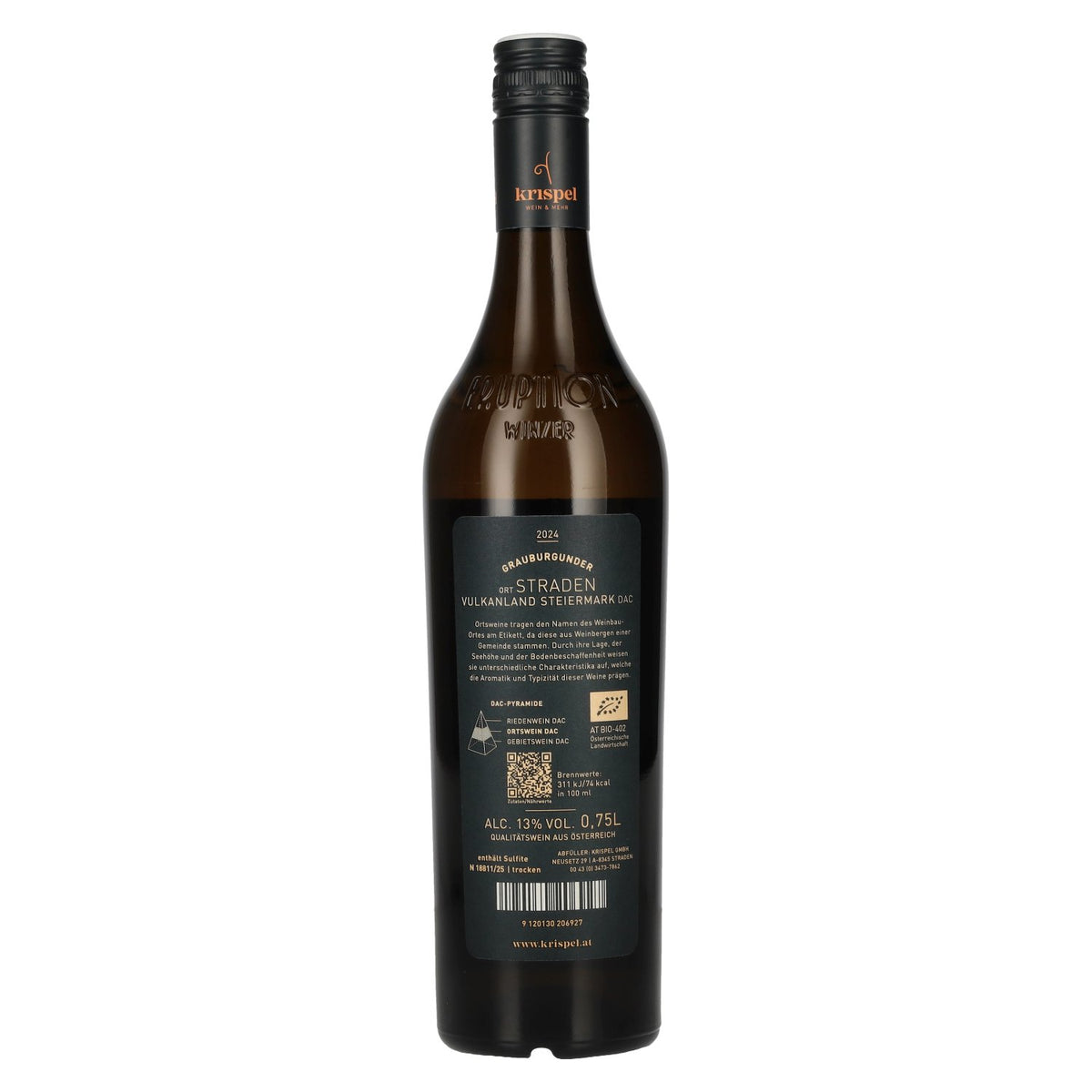 KRISPEL Grauburgunder Straden Vulkanland Stiermarken DAC 2024 13% vol. 0,75 l