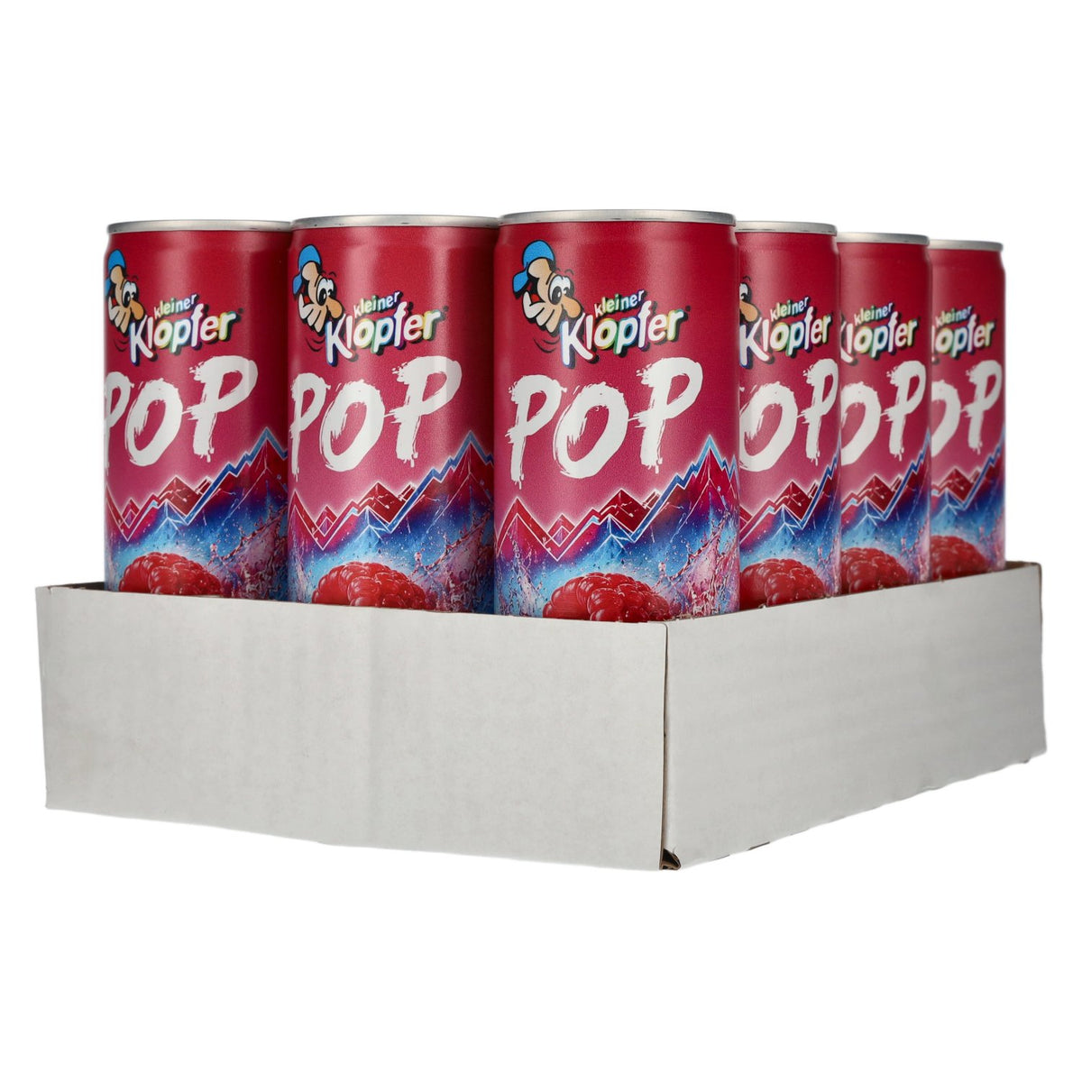 Kleiner Klopfer POP Skiwasser Vodka Raspberry 4% ABV 12 x 0.25l tins (deposit required)